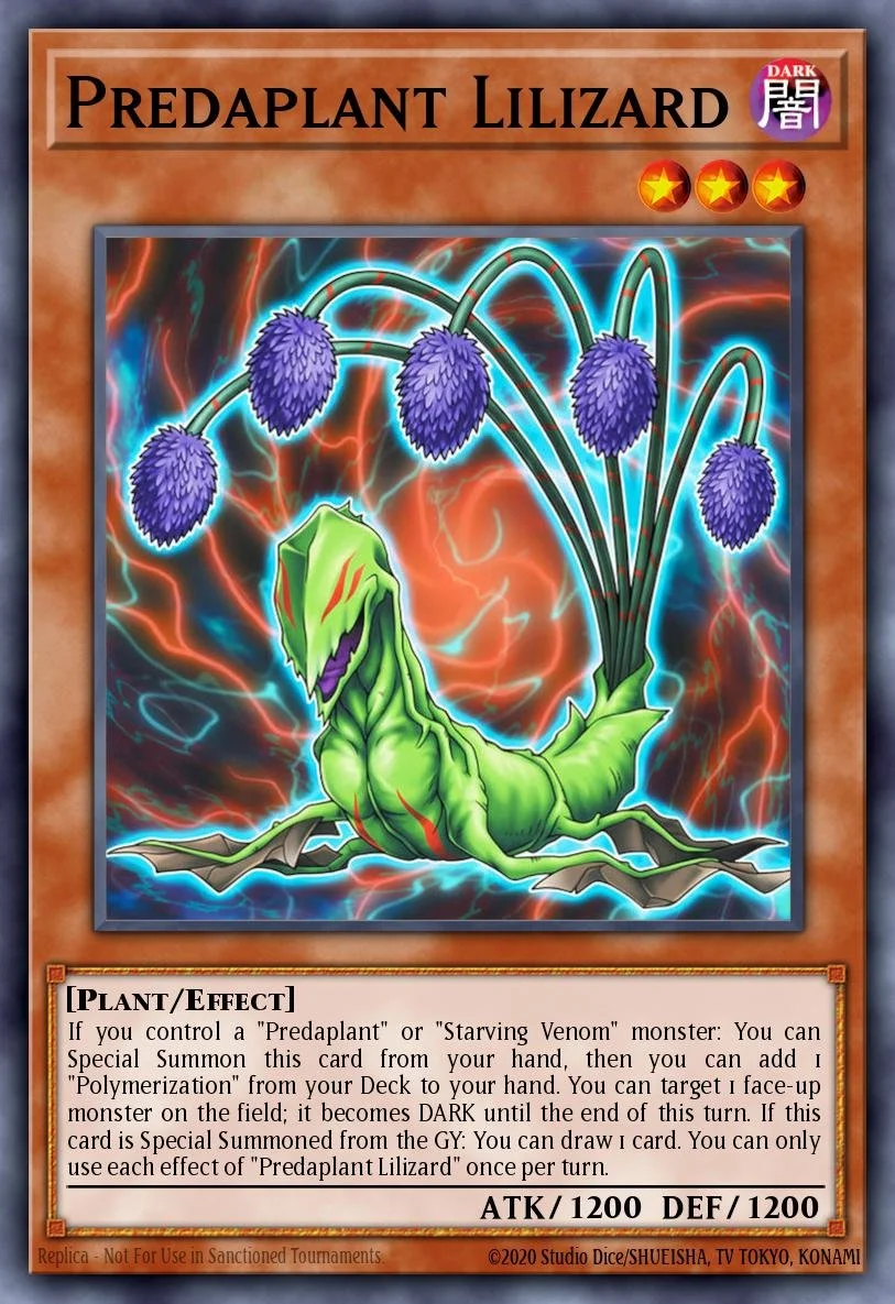 PREDAPLANT LILIZARD - BLZD-EN008 - 1st Edition - COMMON