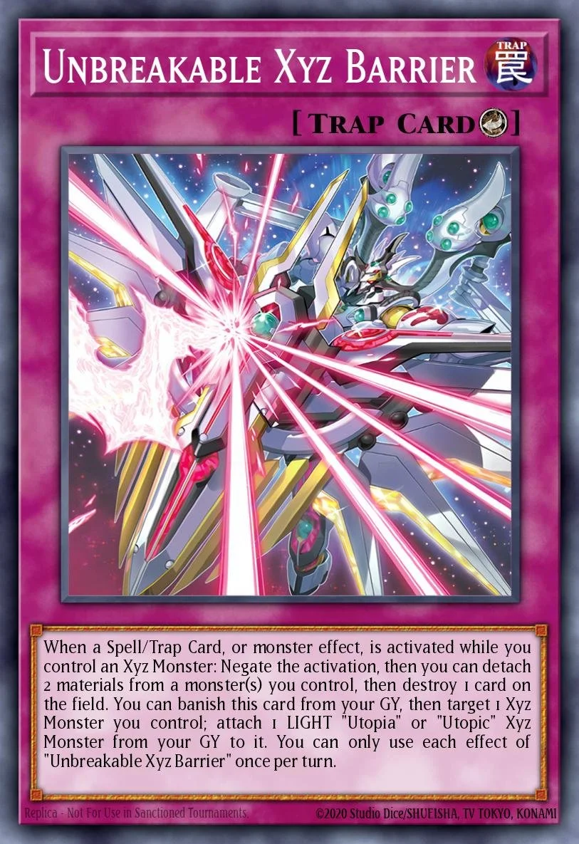 UNBREAKABLE XYZ BARRIER - BLGG-EN135 - 1st Edition - ULTRA RARE