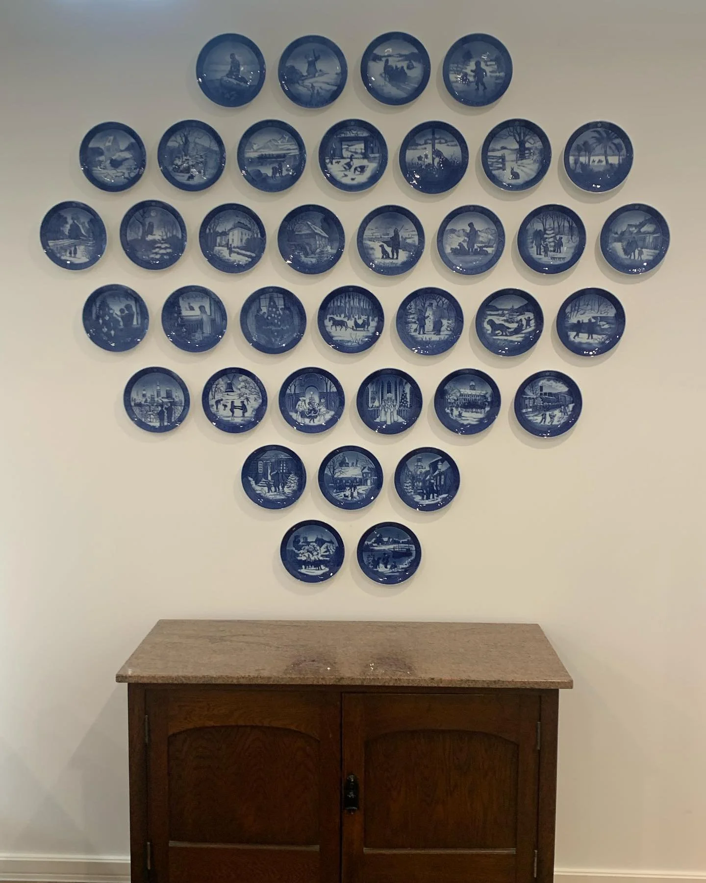 Recent Plate installation becoming a fabulous art piece!