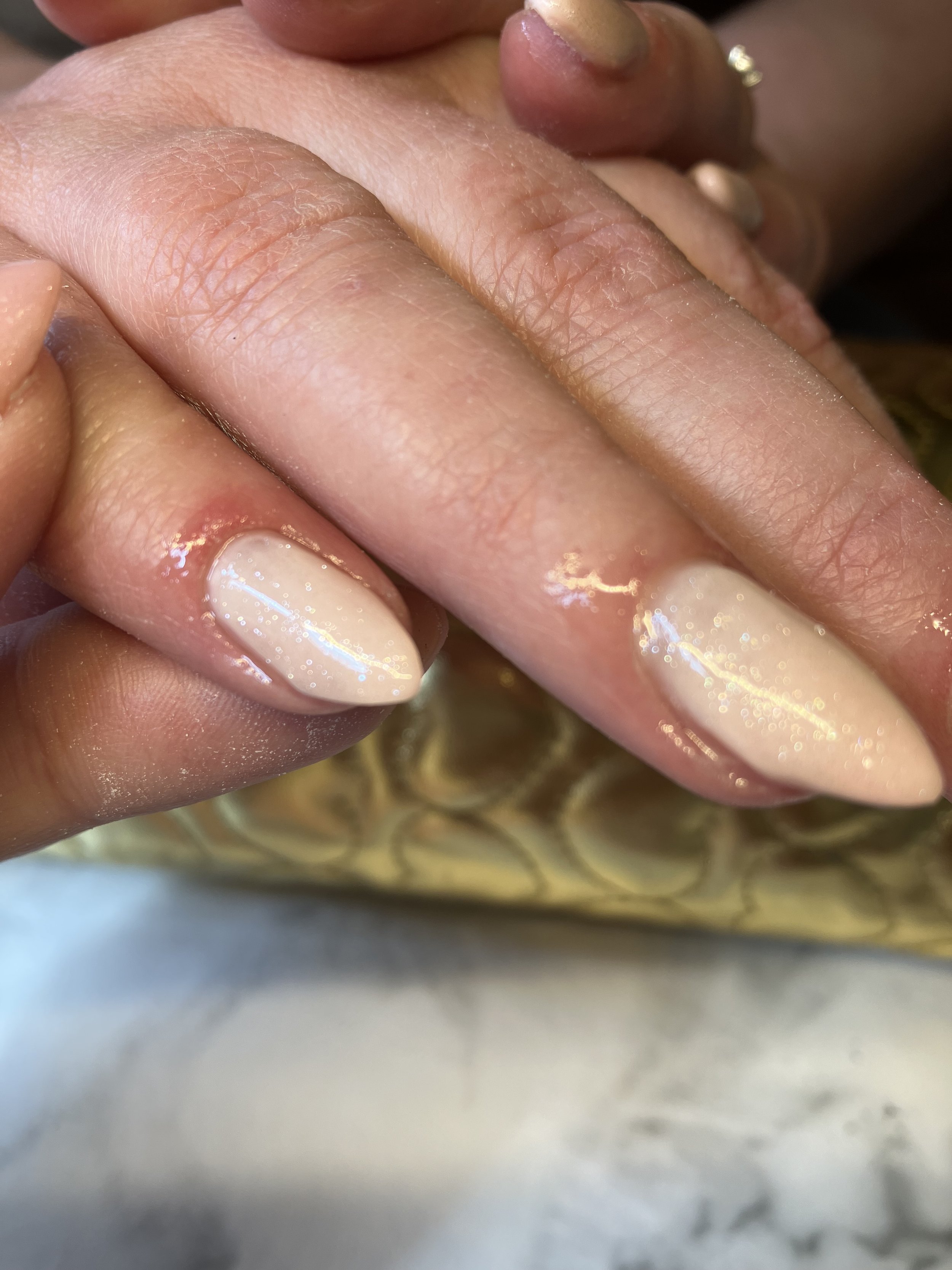 Dreamer BIAB with Starlight top coat by TGB