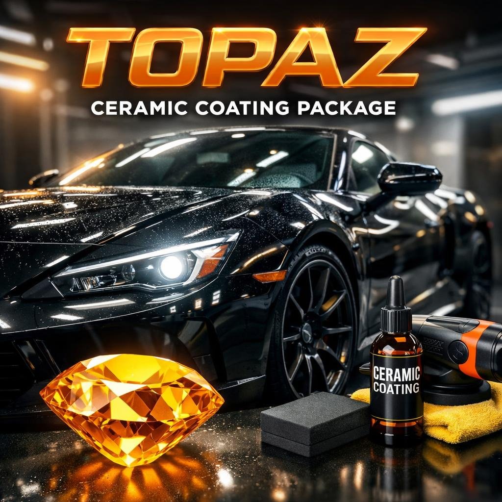 Topaz Ceramic Coating Package - Level 2 (Small Car)