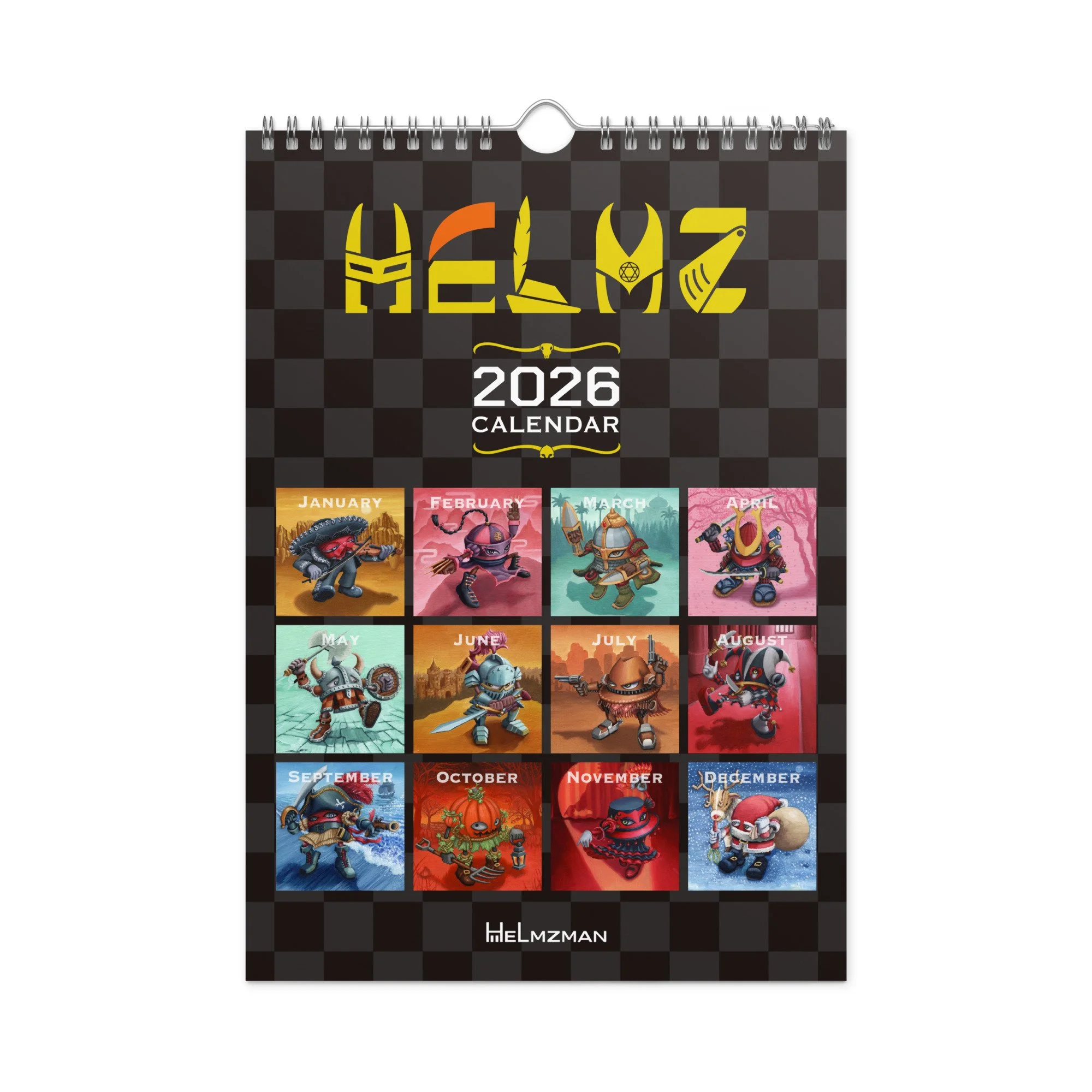 2026 HELMZ Calendar (A4 Size) — Helmzman