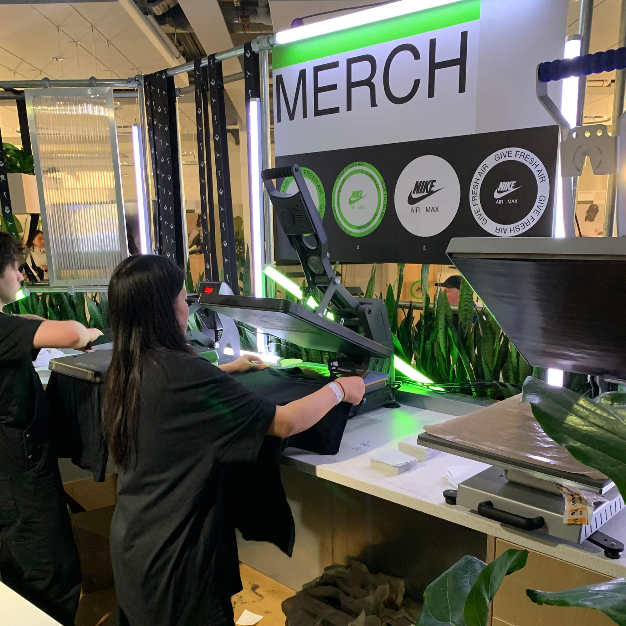 Getting some merch