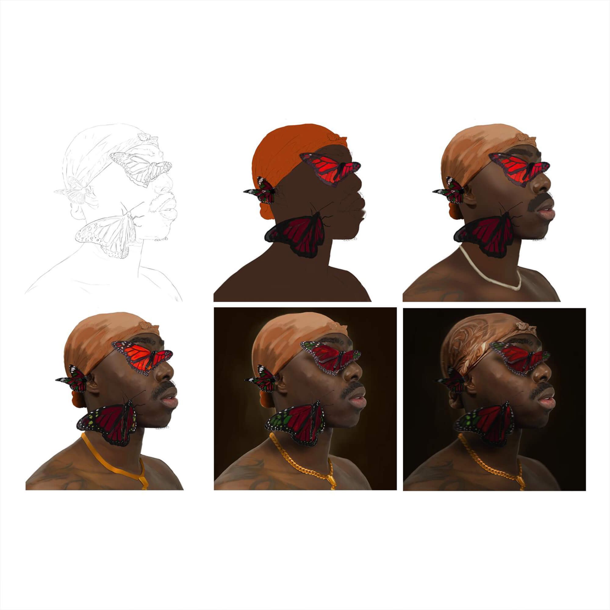 Process of my painting