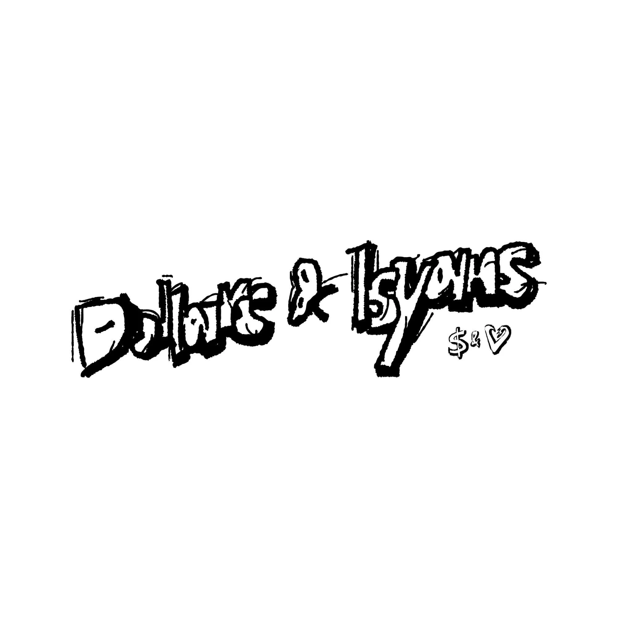 Drawn Logo Dollars & Isyans Print