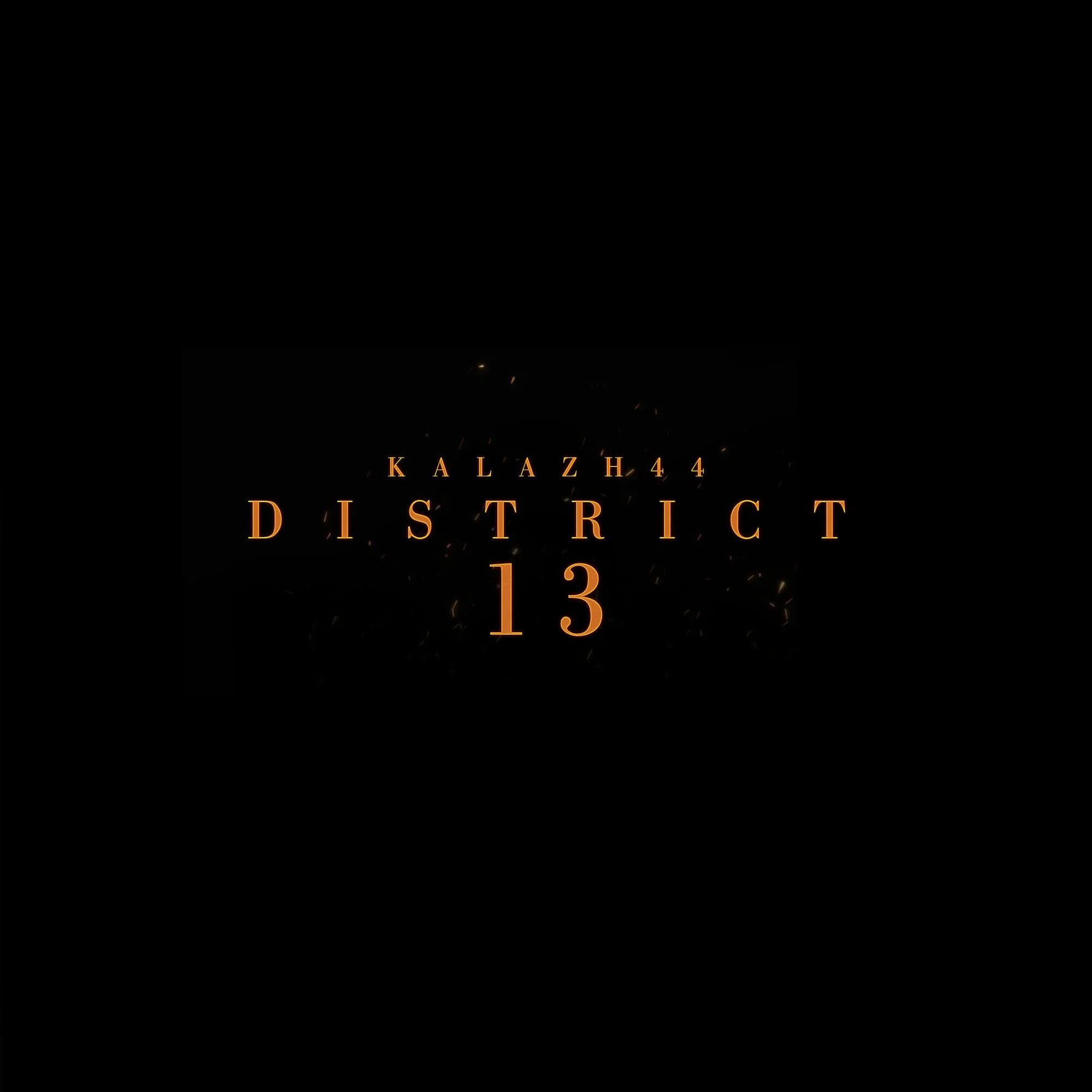 DISTRICT 13 Typography