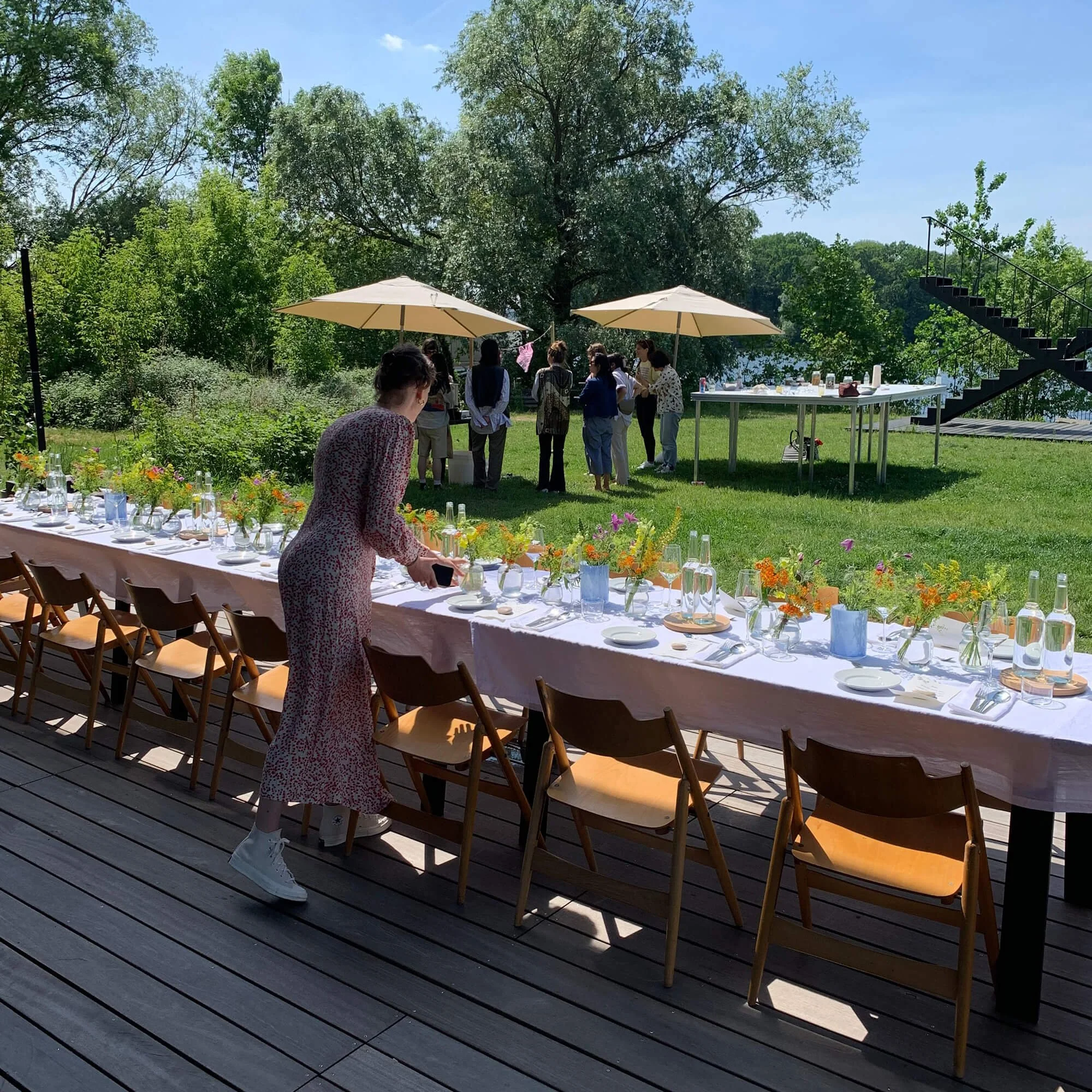 Preparing for lunch