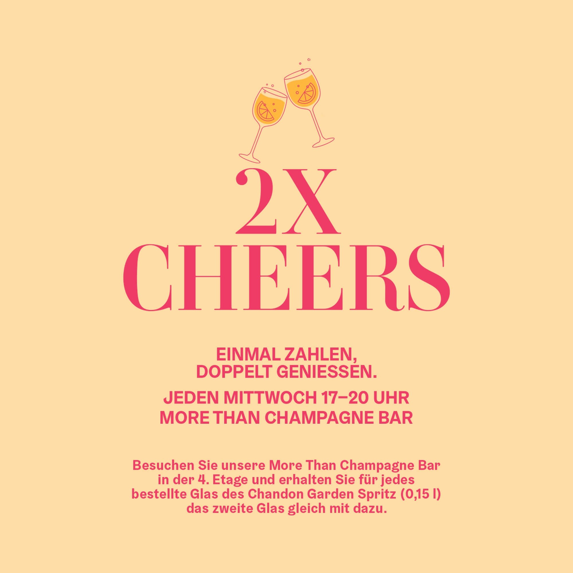 2x Cheers Promotion