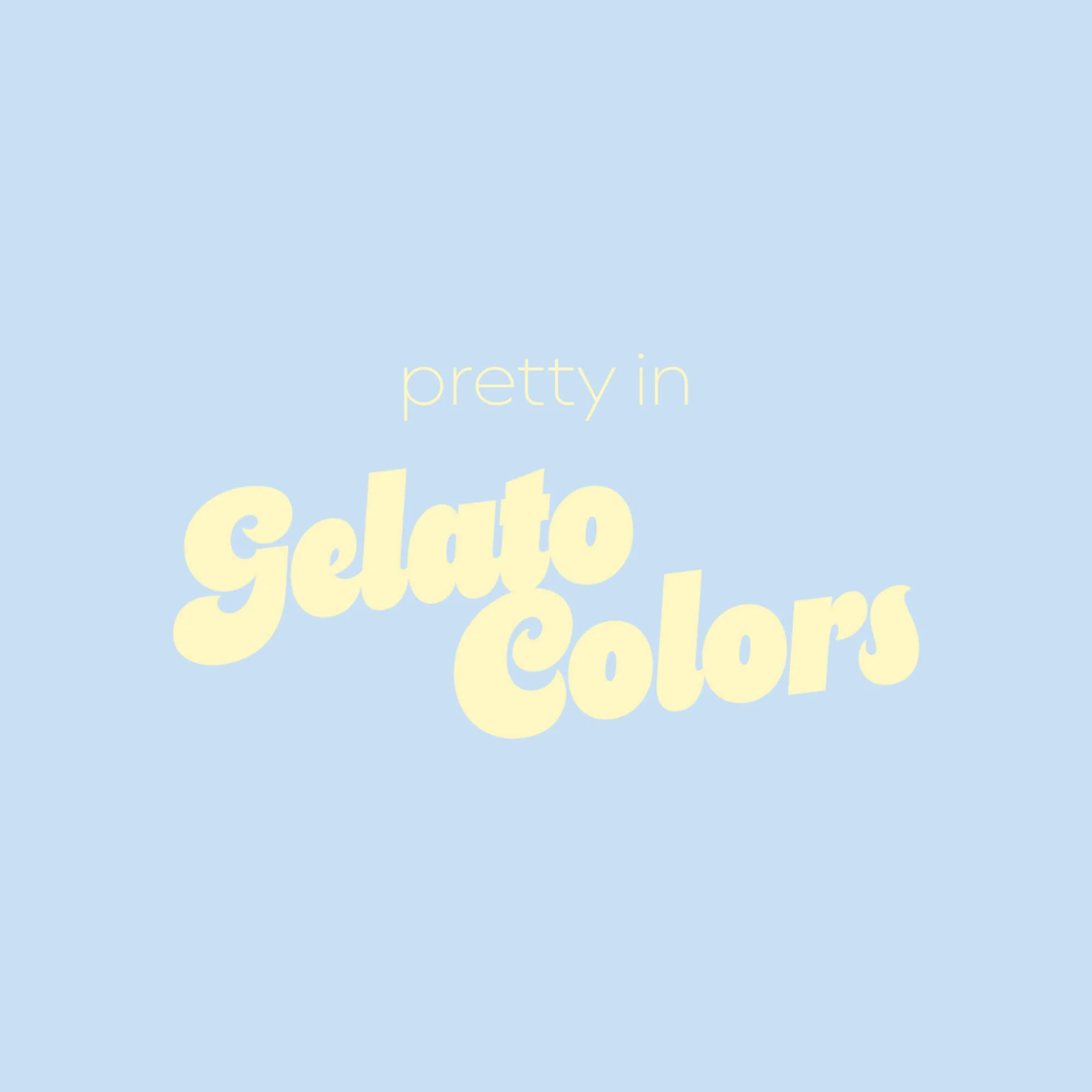 Gelato Colors adapted to digital from print