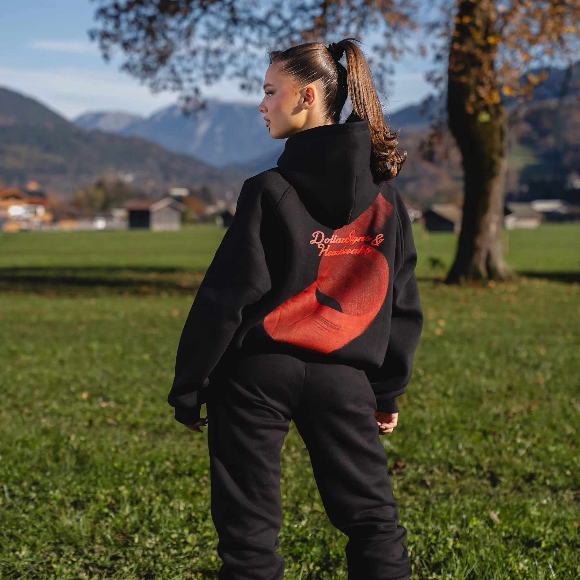 Red Letter Hoodie Back