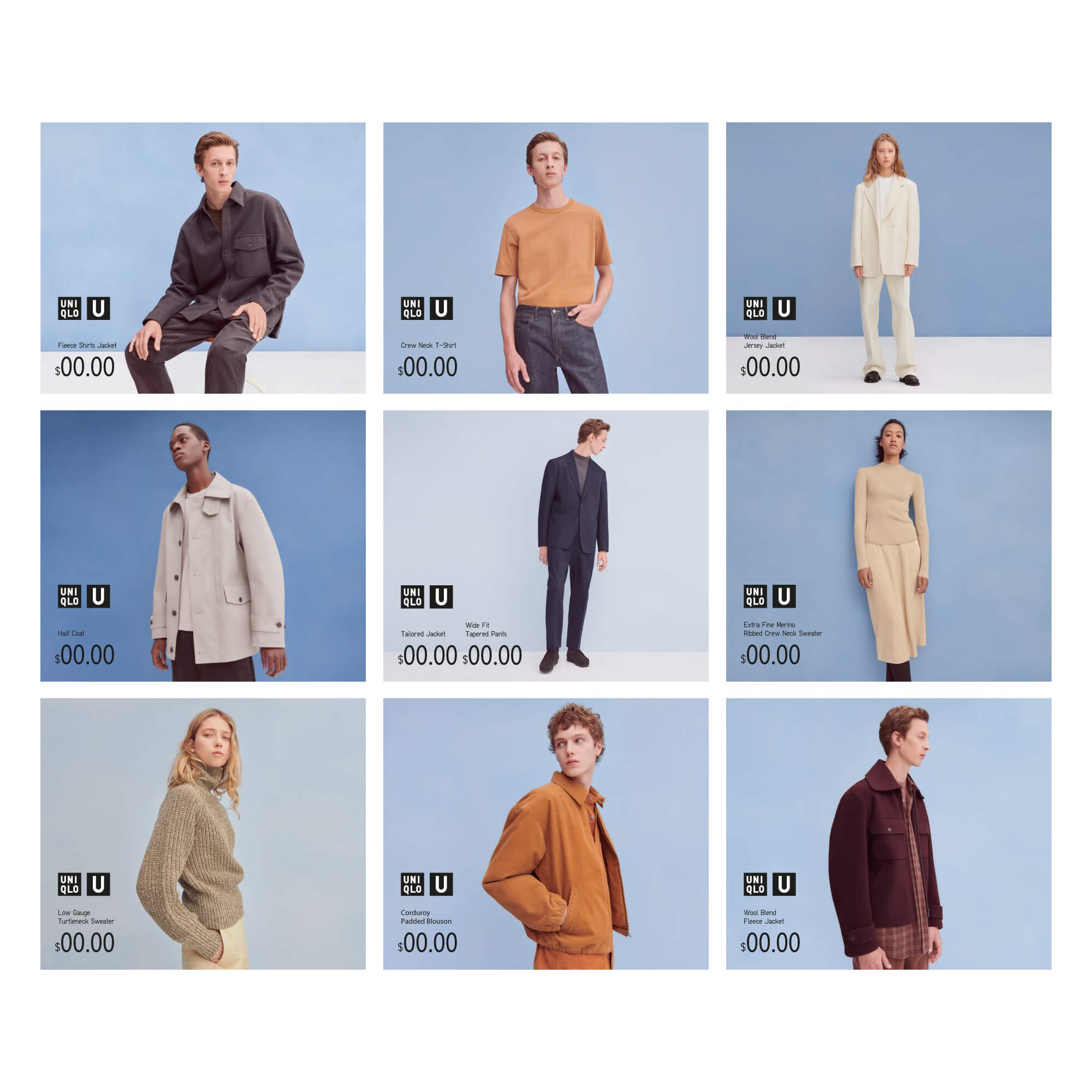 UU (Uniqlo U) Instore Assets