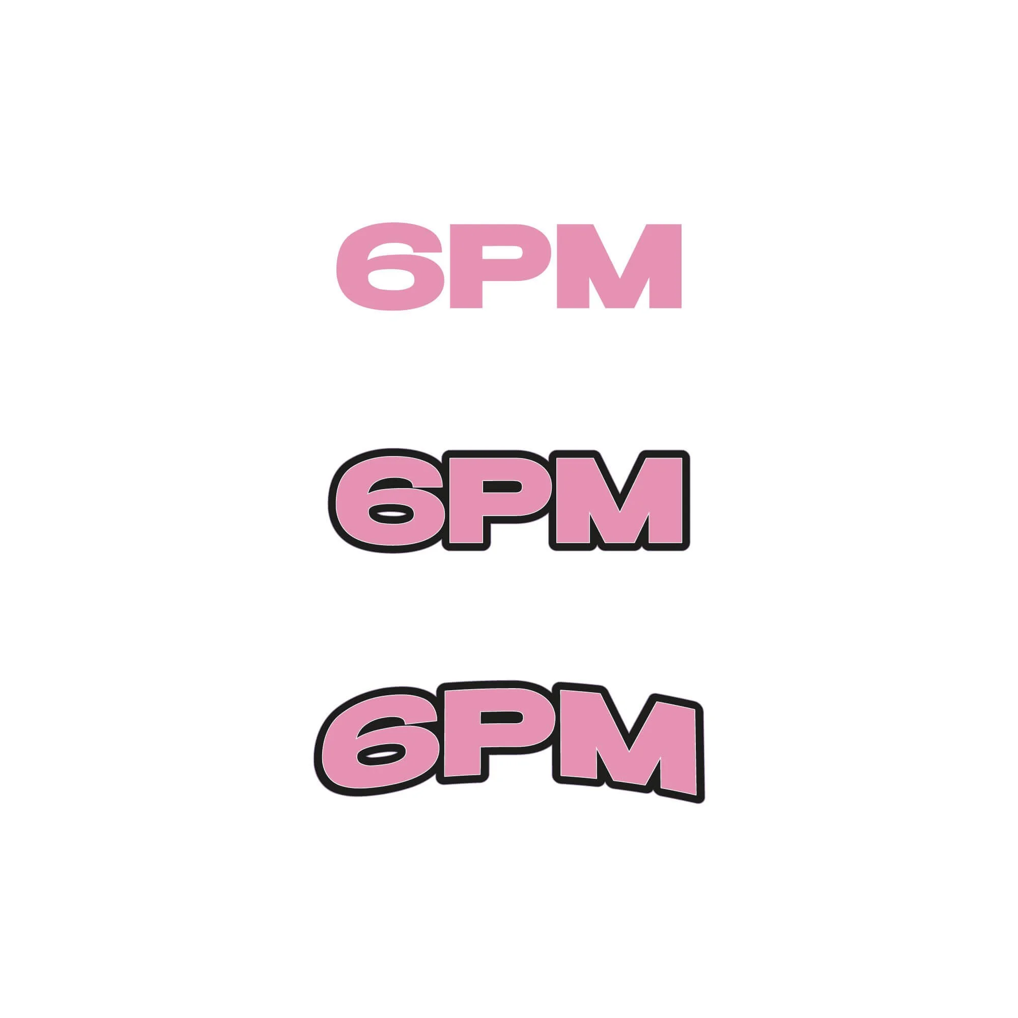 New Basic Logo for 6PM process