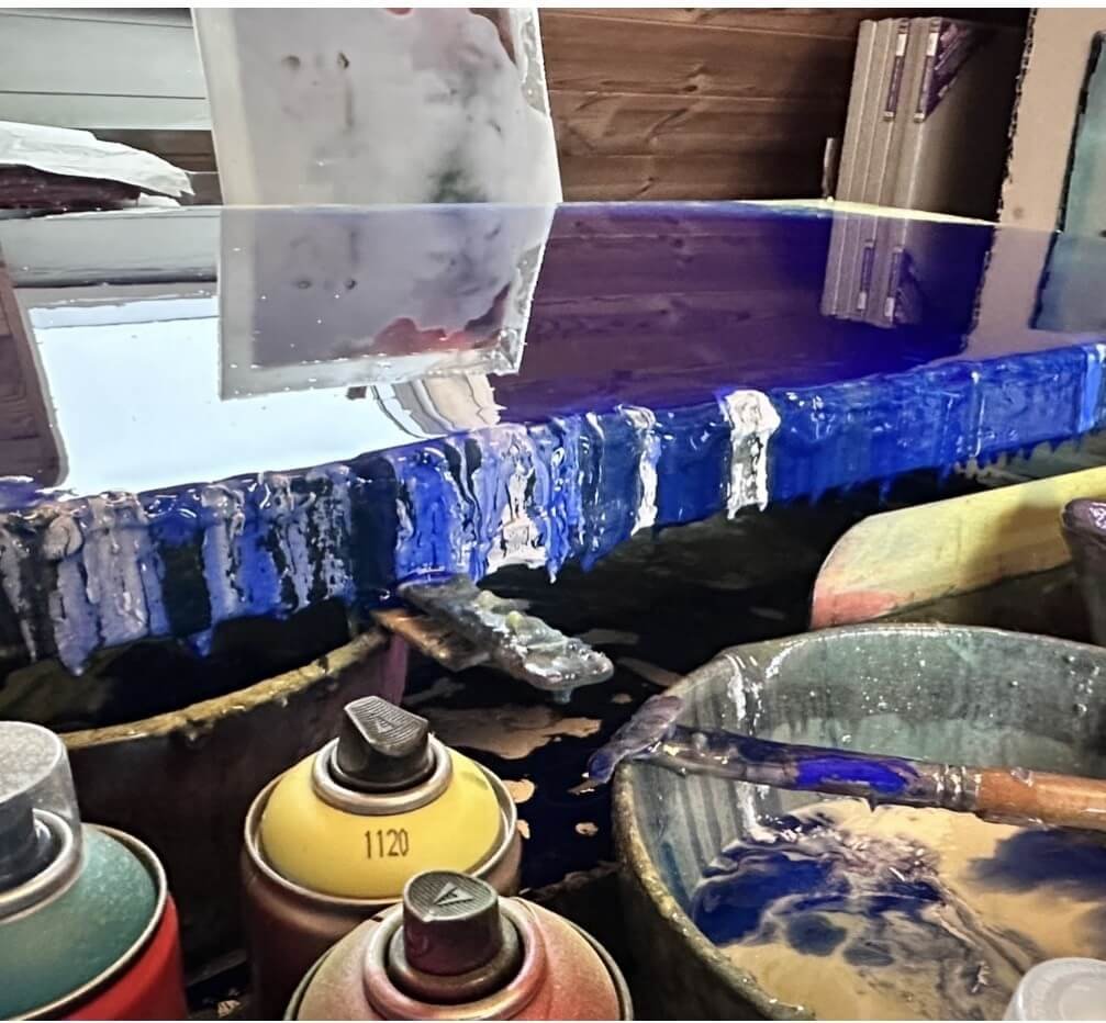 Henry's studio workshop