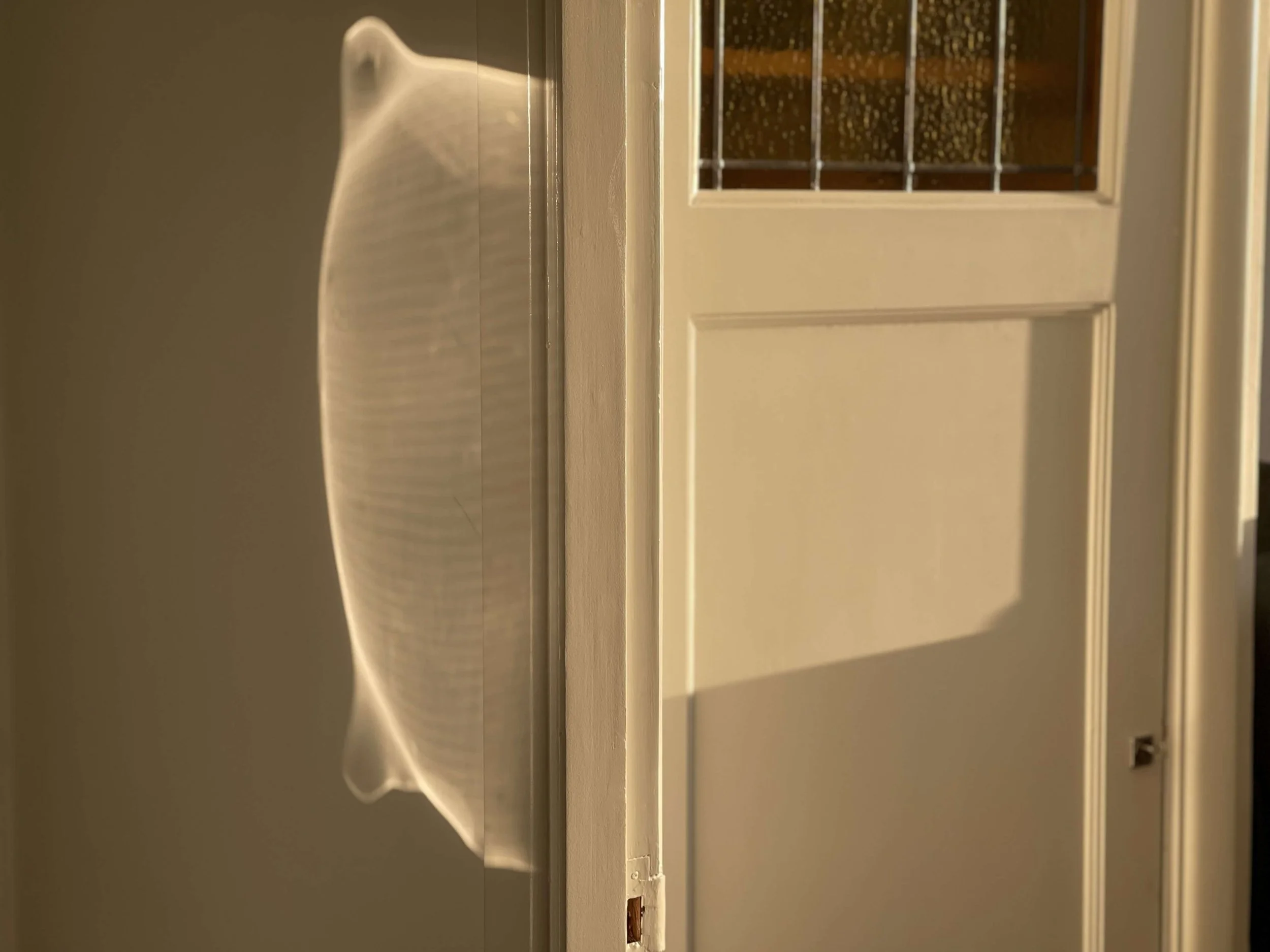 Henry Whysall, photograph of reflected light, flat, Den Haag, 2024