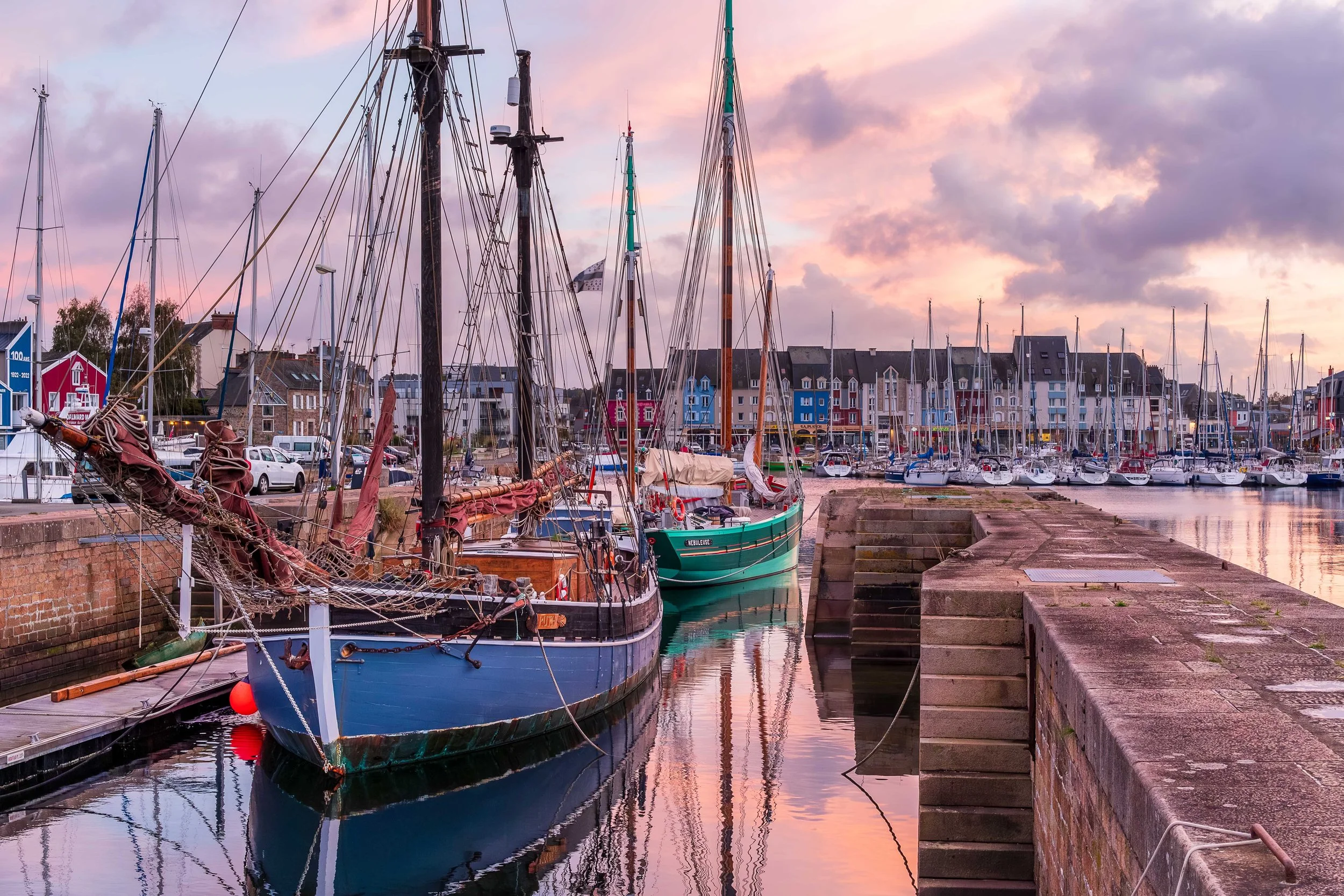 Le port de Paimpol. Côtes d'Armor.