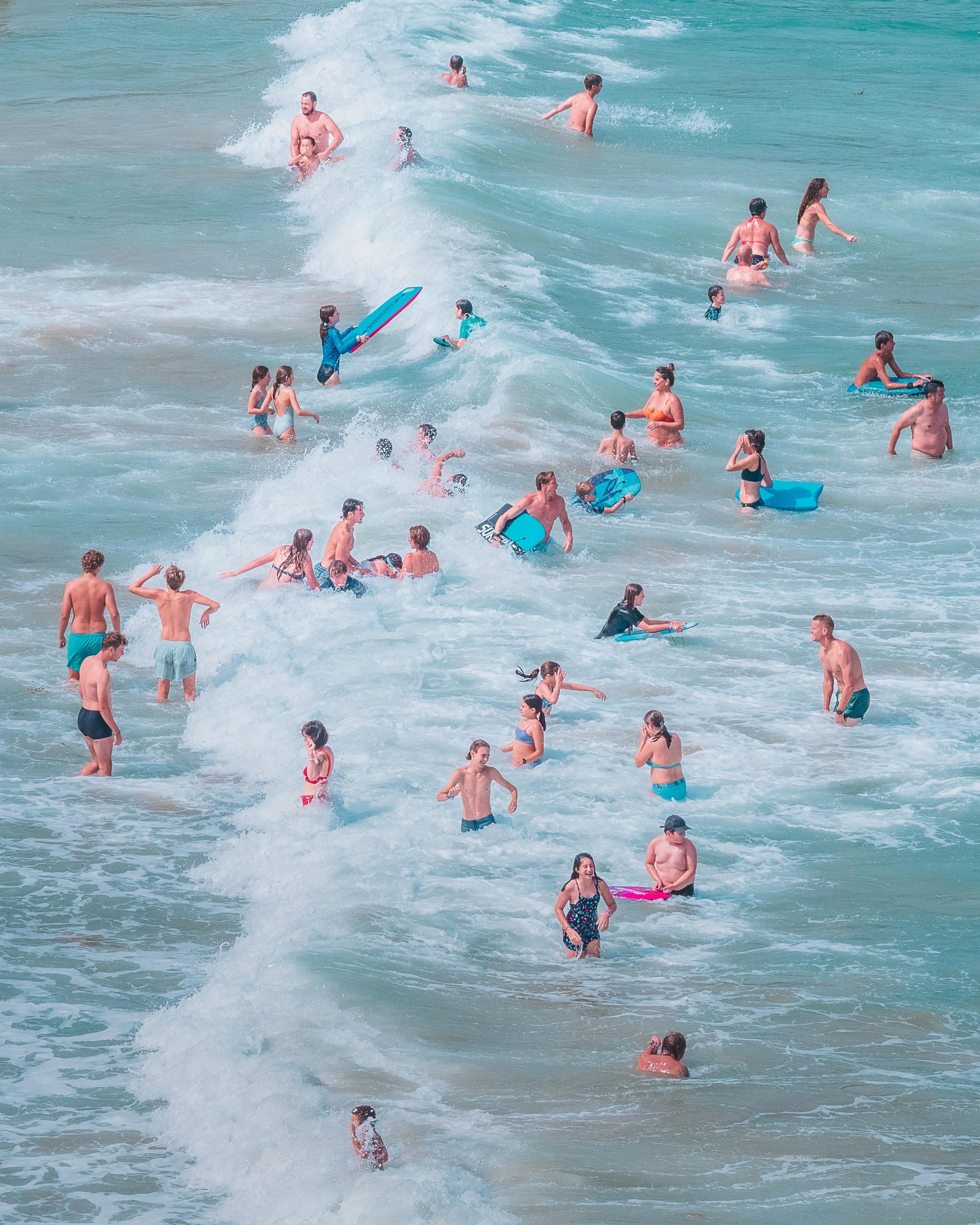 Plage Bonaparte, par Franck Garnier. Eté 2025.