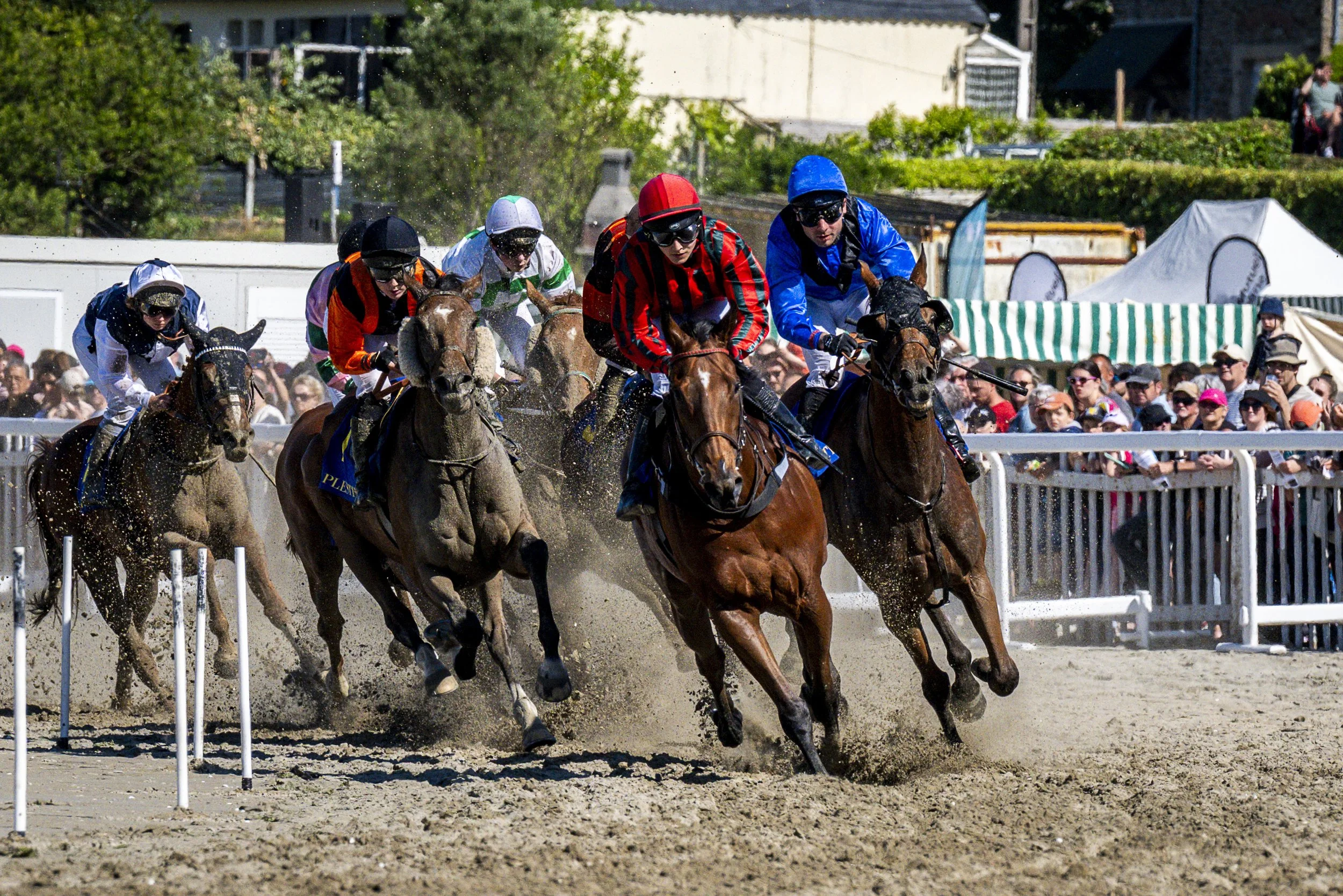 Courses hippiques Saint-Efflam. Hippodrome marin Plestin-les-Grèves. Côtes d'Armor.