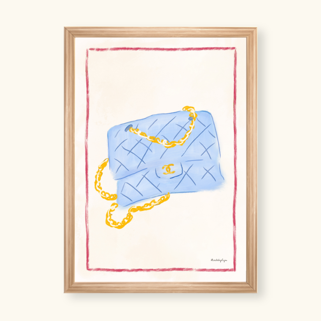 Favorite bag handdrawn print