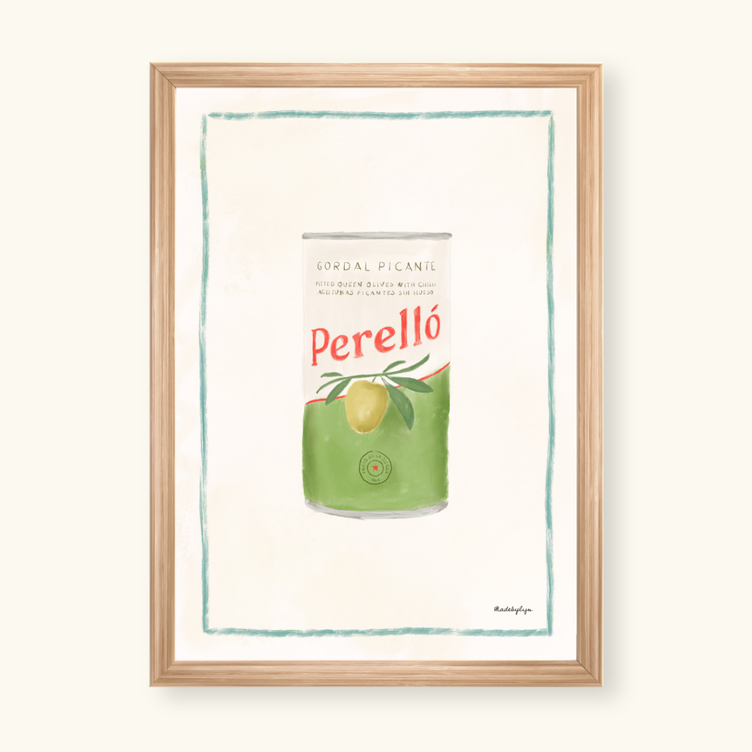 Perello handdrawn print