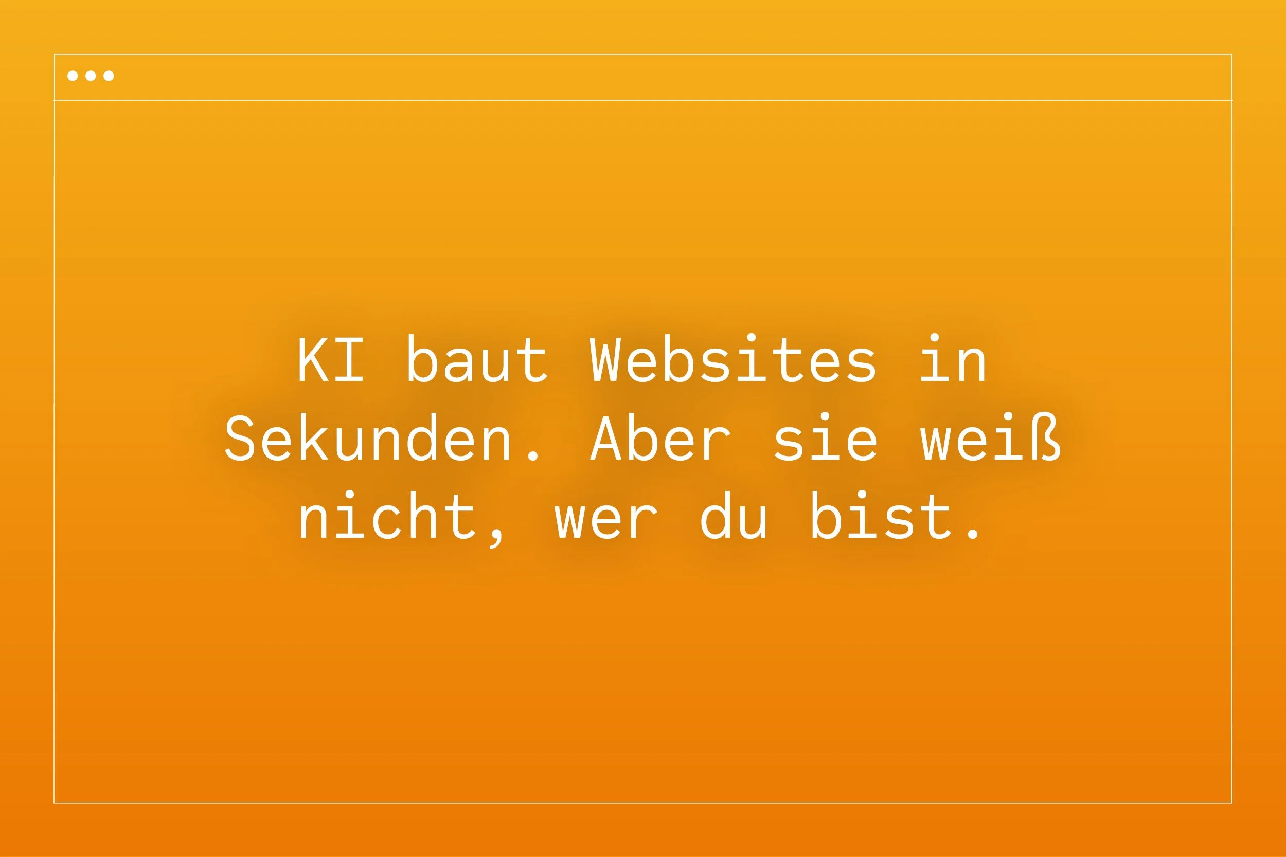 Warum KI zwar Pixel erzeugen, aber keine Identität stiften kann