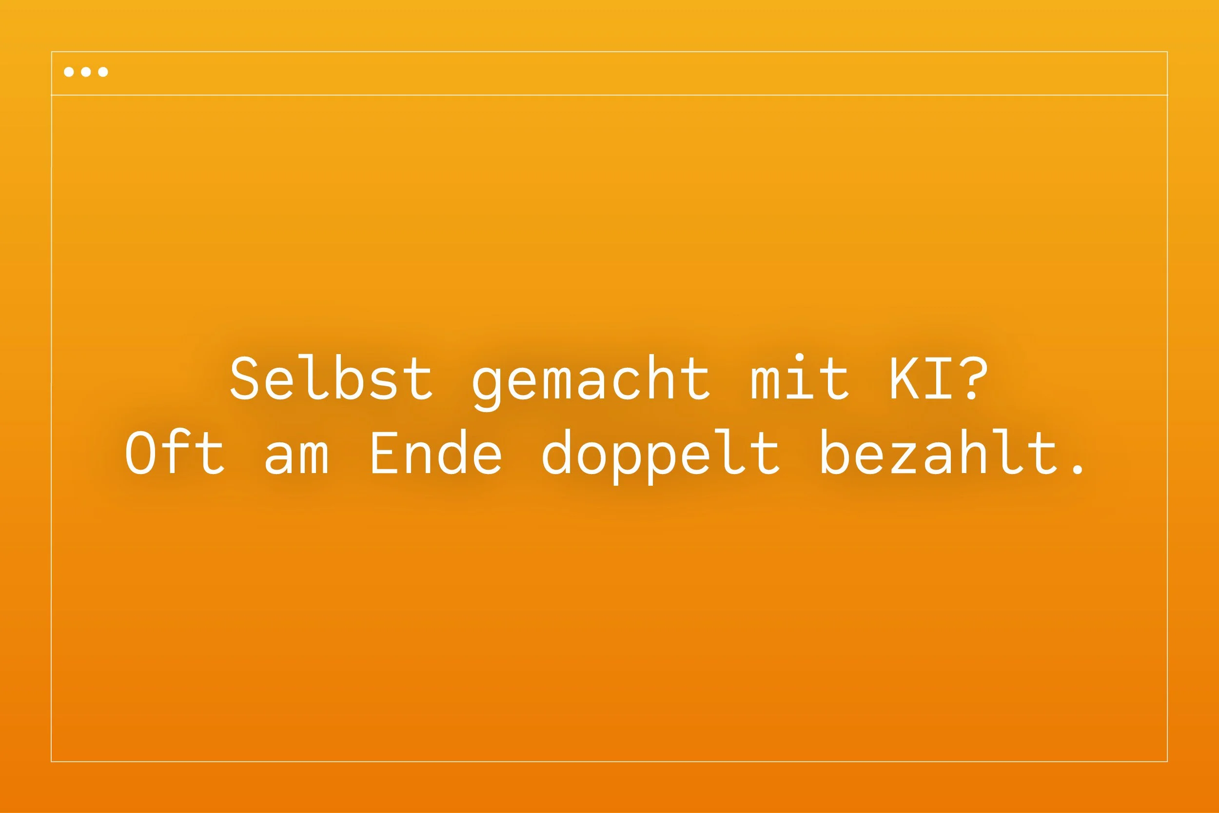 Warum der KI-Baukasten am Ende oft mehr kostet