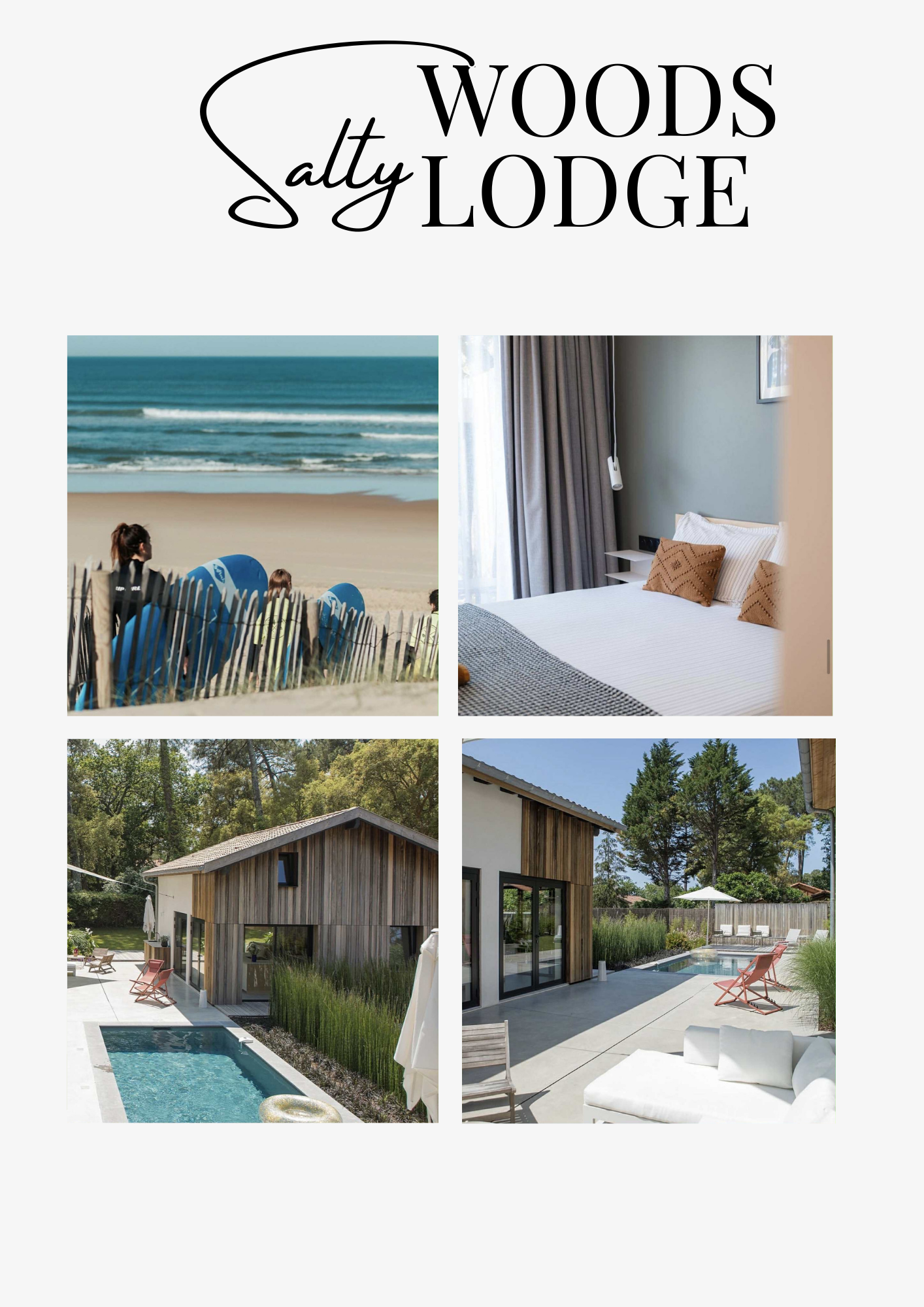 Toutes les images qui ne concernent pas le yoga appartiennent à Salty Woods Lodge.