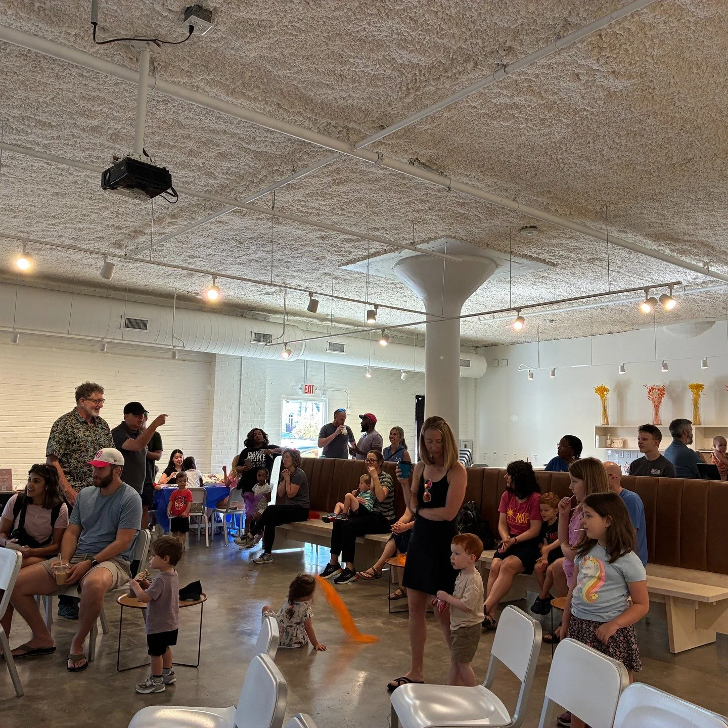 The final KITAD event of 2025 was a success! Jazz trio stylings by Pianos for People, the vocal talents of Hannah Joyner made possible by St. Louis Teen Talent, Erin Warner Prange brought her love of movement - and bright scarves - to keep our bodies