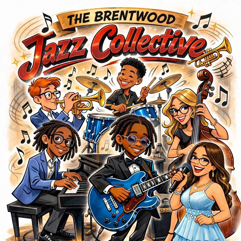 The Brentwood Jazz Collective will be taking the KITAD stage on May 9! The Collective is a group of talented young musicians performing jazz, funk, and pop favorites. 

Made possible by @pianos4people 

#livemusic #kidcreatives #stlarts #family #free