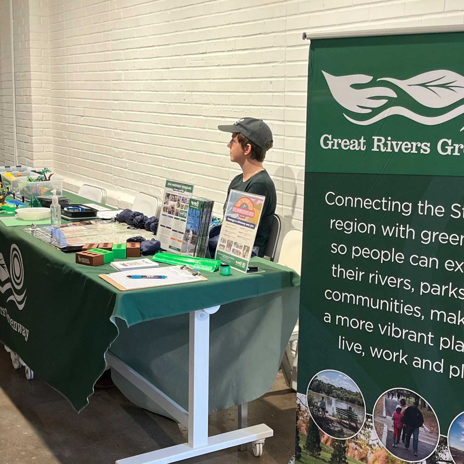 Build your own LEGO greenway with Great Rivers Greenway.