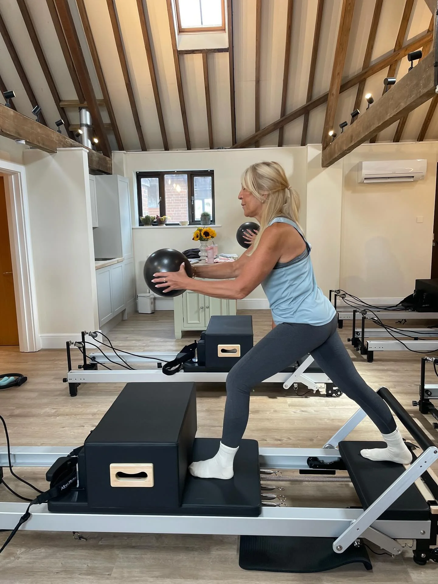 ✨ Elevate your Reformer practice ✨

Adding the ball brings a whole new level of challenge, deepening core engagement, improving stability, and enhancing mobility. It&rsquo;s all about precision, control, and that extra layer of mindful movement. 💪🧘