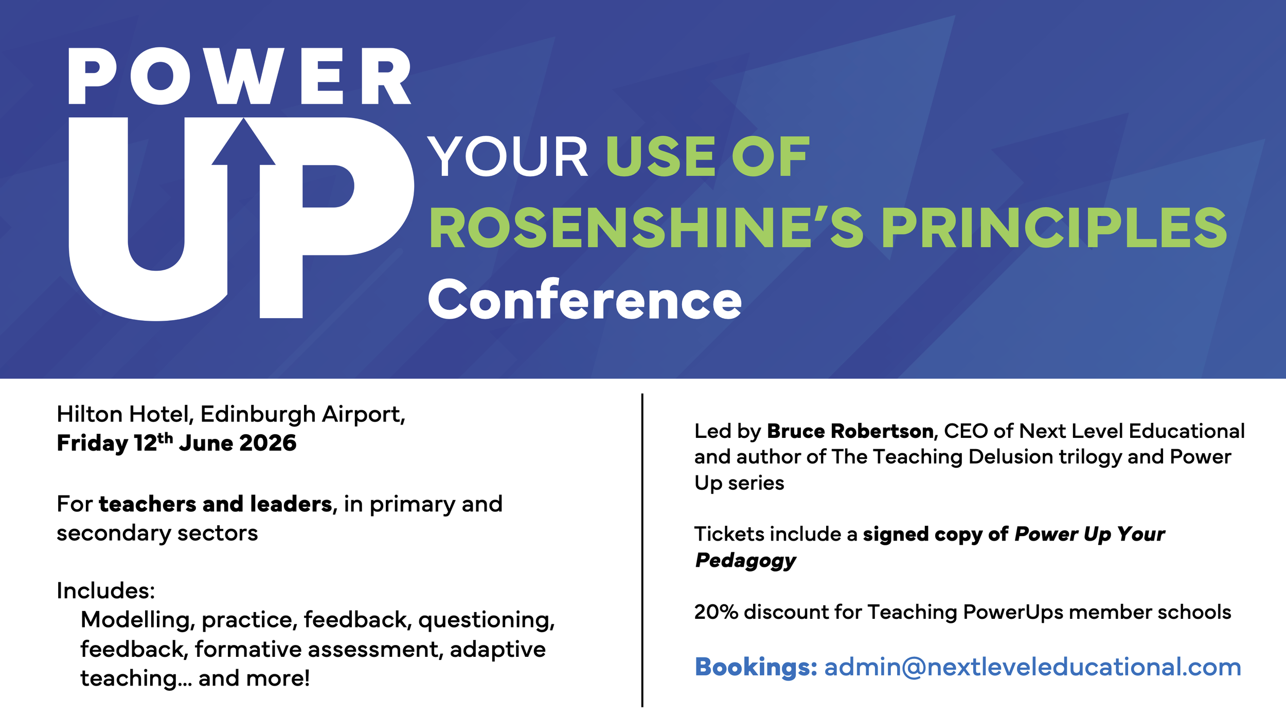 Power Up Your Use of Rosenshine’s Principles Conference
