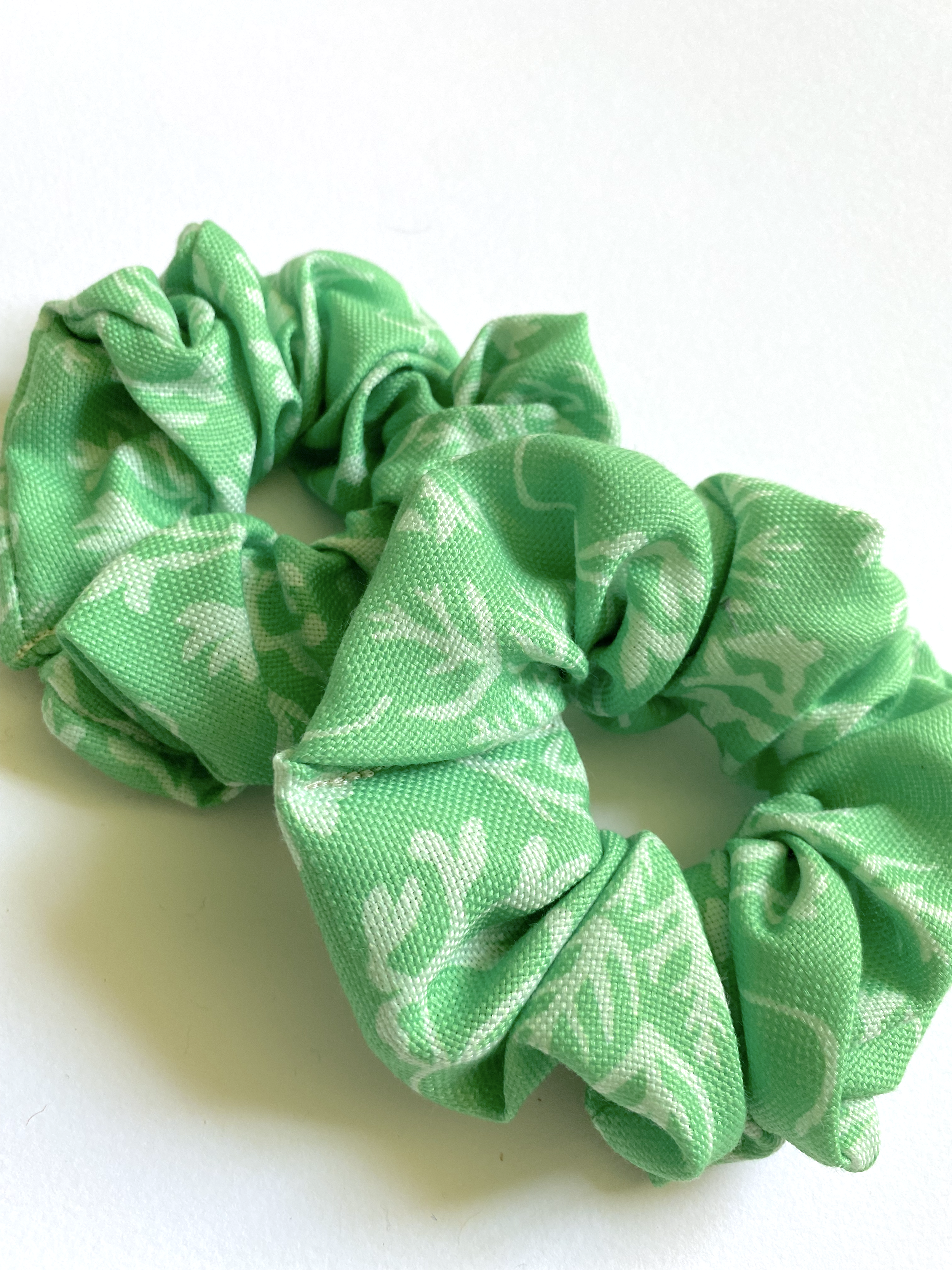 Green  Scrunchie