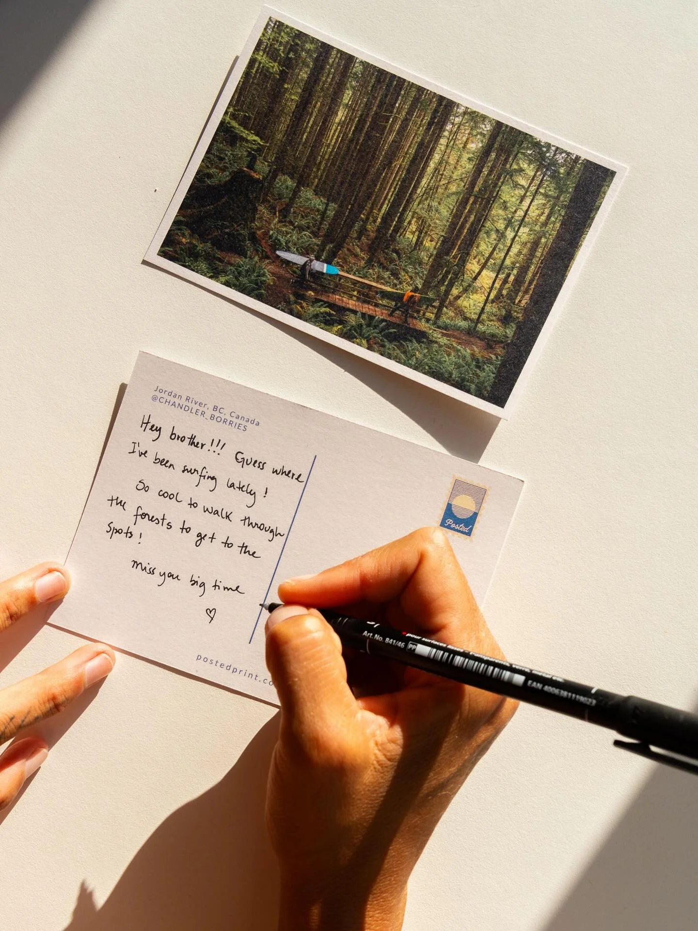 We&rsquo;re all about sharing memories of places we resonate with. Each postcard we send to our friends and family is a little memory of those places. Photo from Jordan River, Vancouver Island. 
#storiesyoucanhold