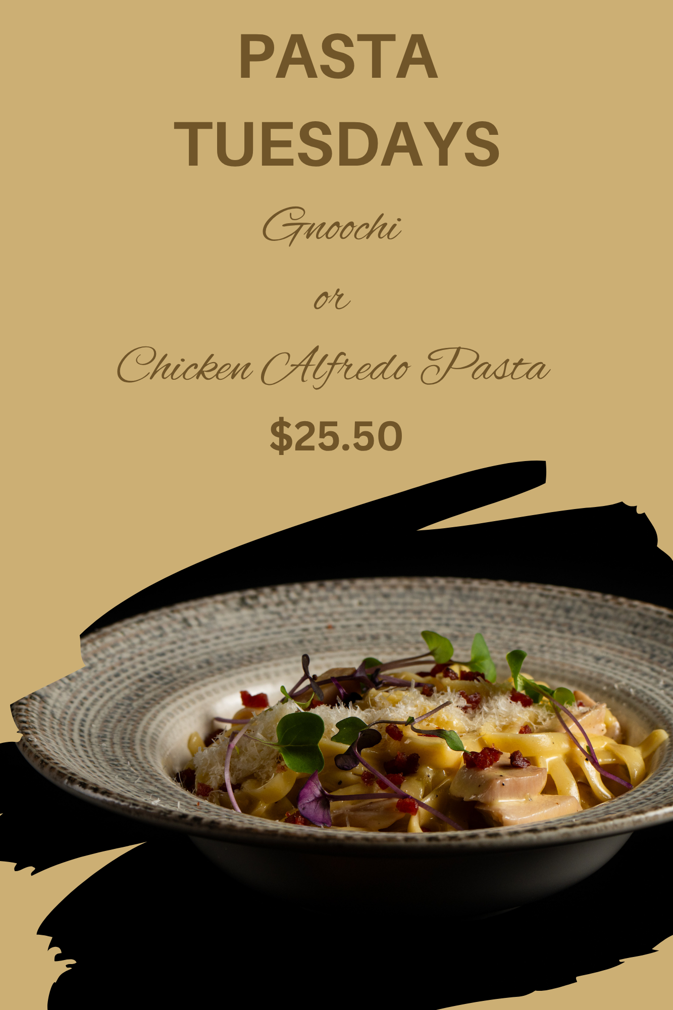 Tuesday Pasta Special — The Mud Bar & Restro