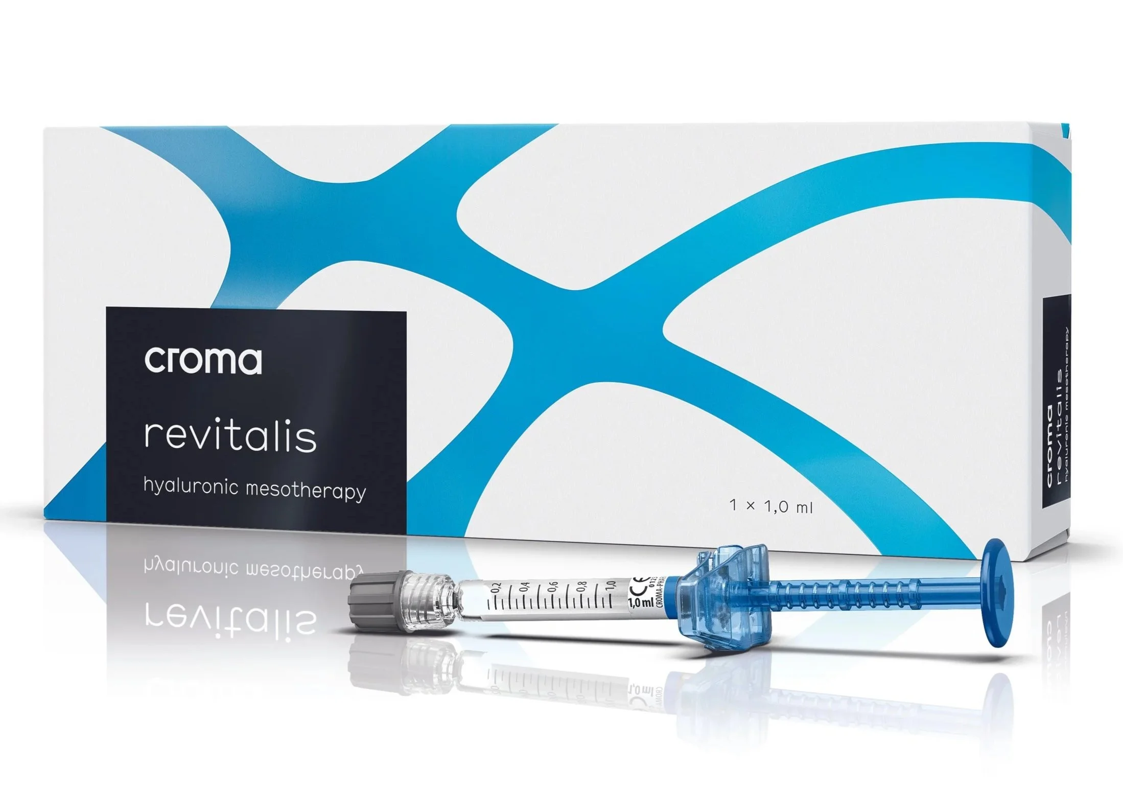REVITALIS packaging skin booster syringe