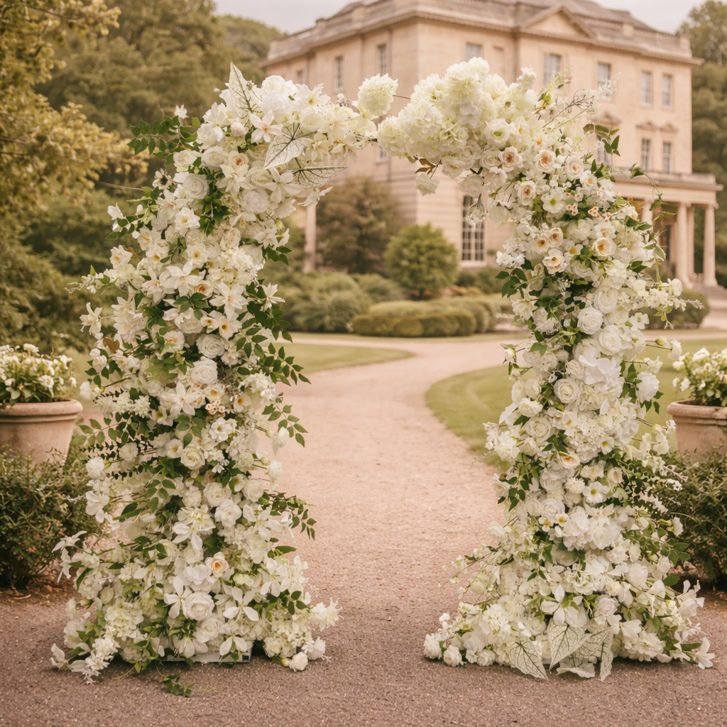 White Floral Arch