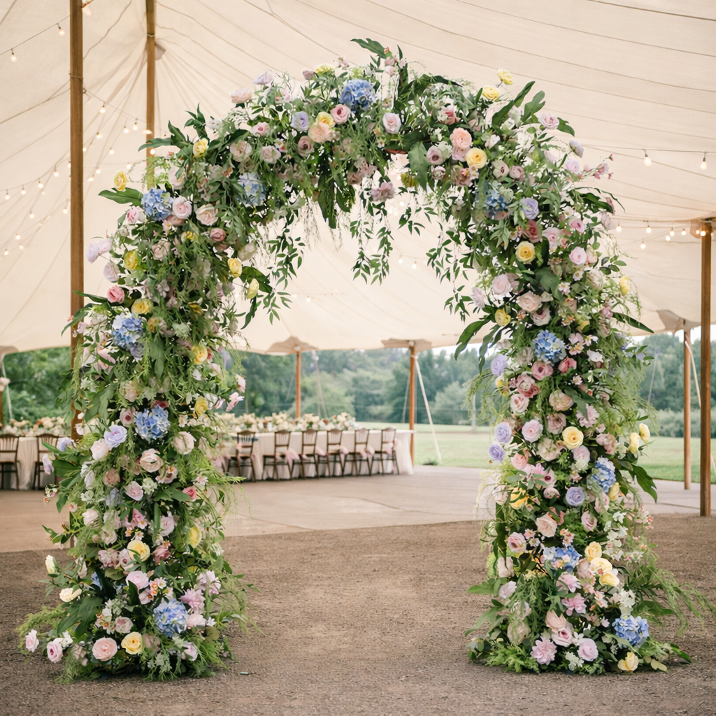 Pastel Floral Arch
