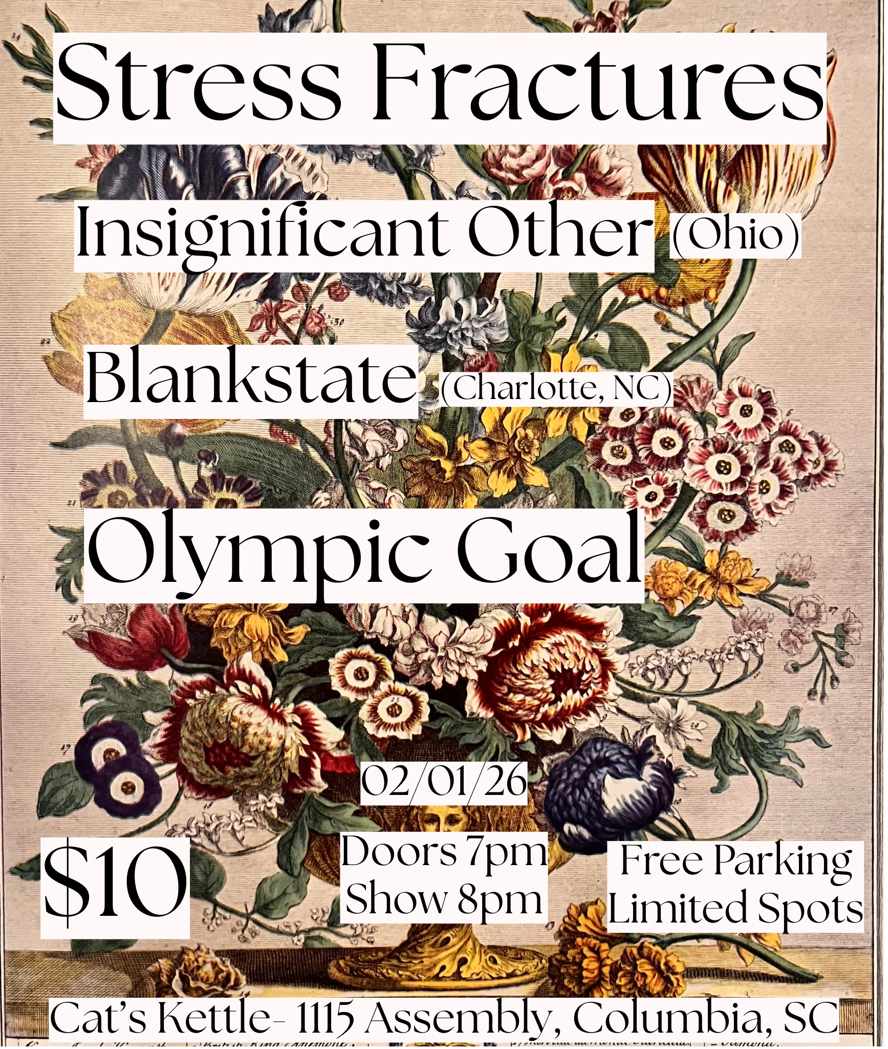 Stress Fractures, Insignificant Other, Blankstate, Olympic Goal