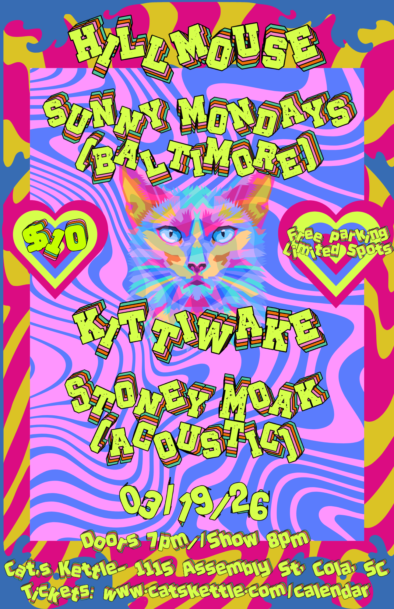 Hillmouse, Sunny Mondays, Kittiwake, Stoney Moak (Acoustic)