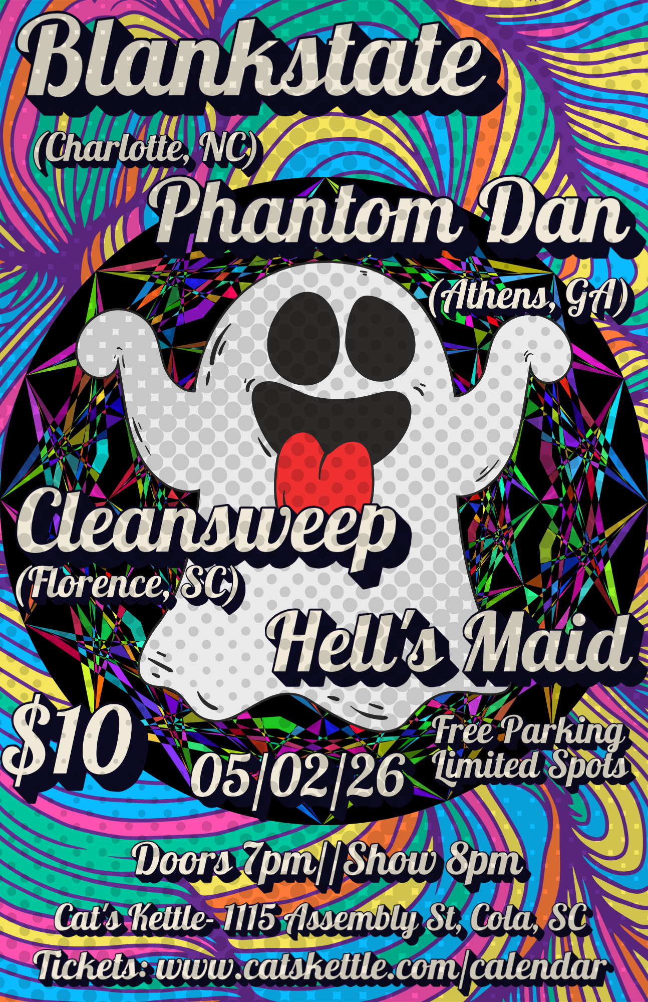 Blankstate, Phantom Dan, Cleansweep, Hell's Maid