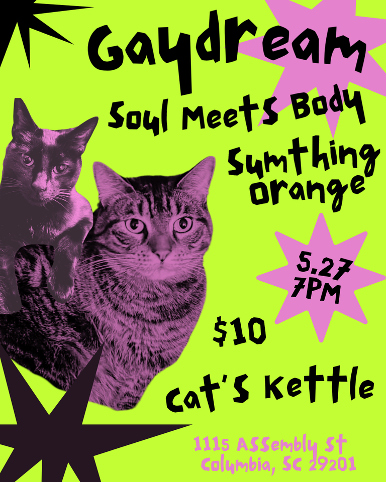 Gaydream, Soul Meets Body, Sumthing Orange- Original Music