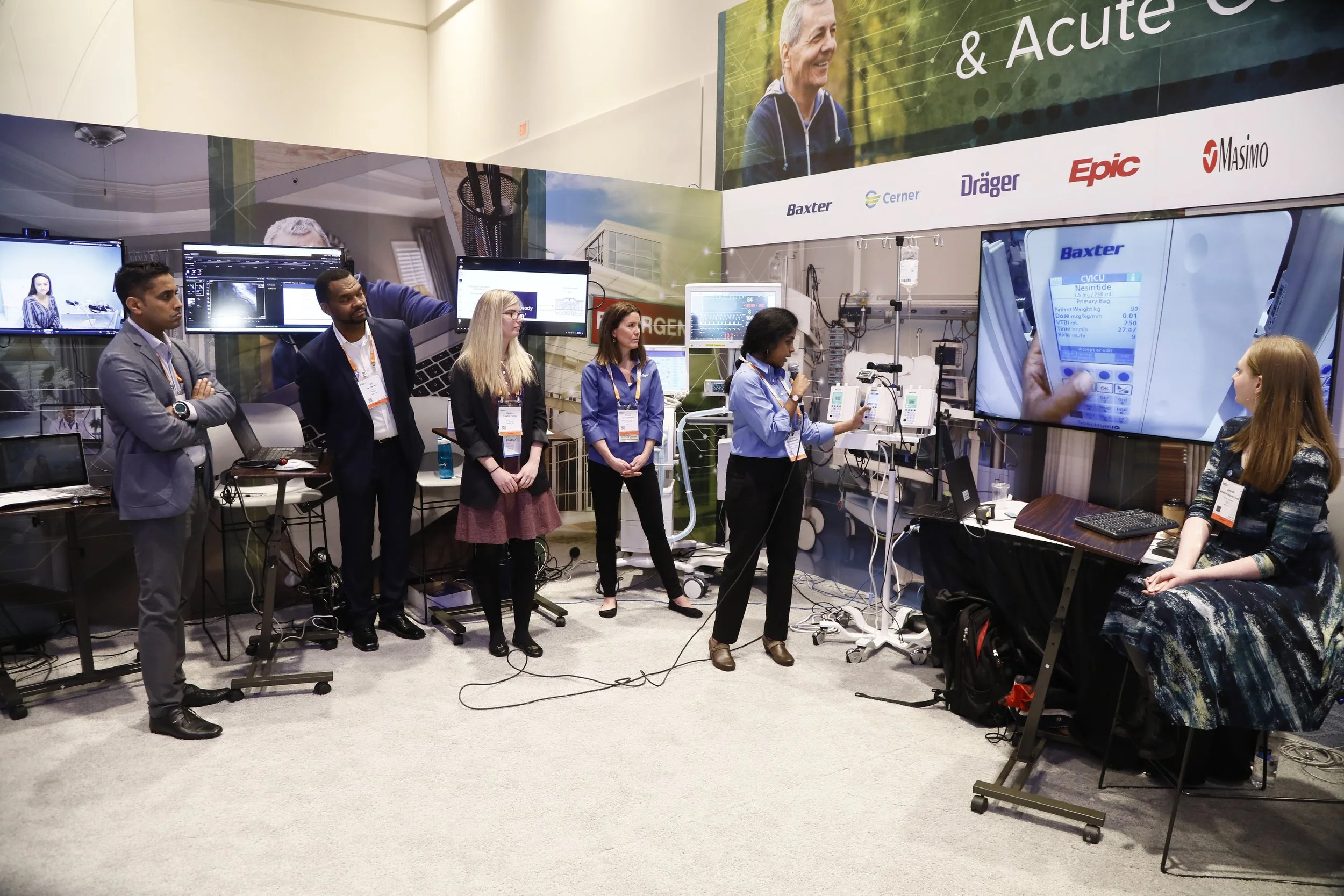 A collaborative demonstration at HIMSS19 where multiple vendors worked together to showcase a connected patient journey, highlighting real-world interoperability and care coordination.