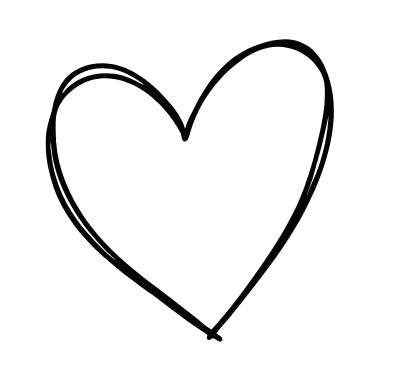 A black heart shape on a dark background.
