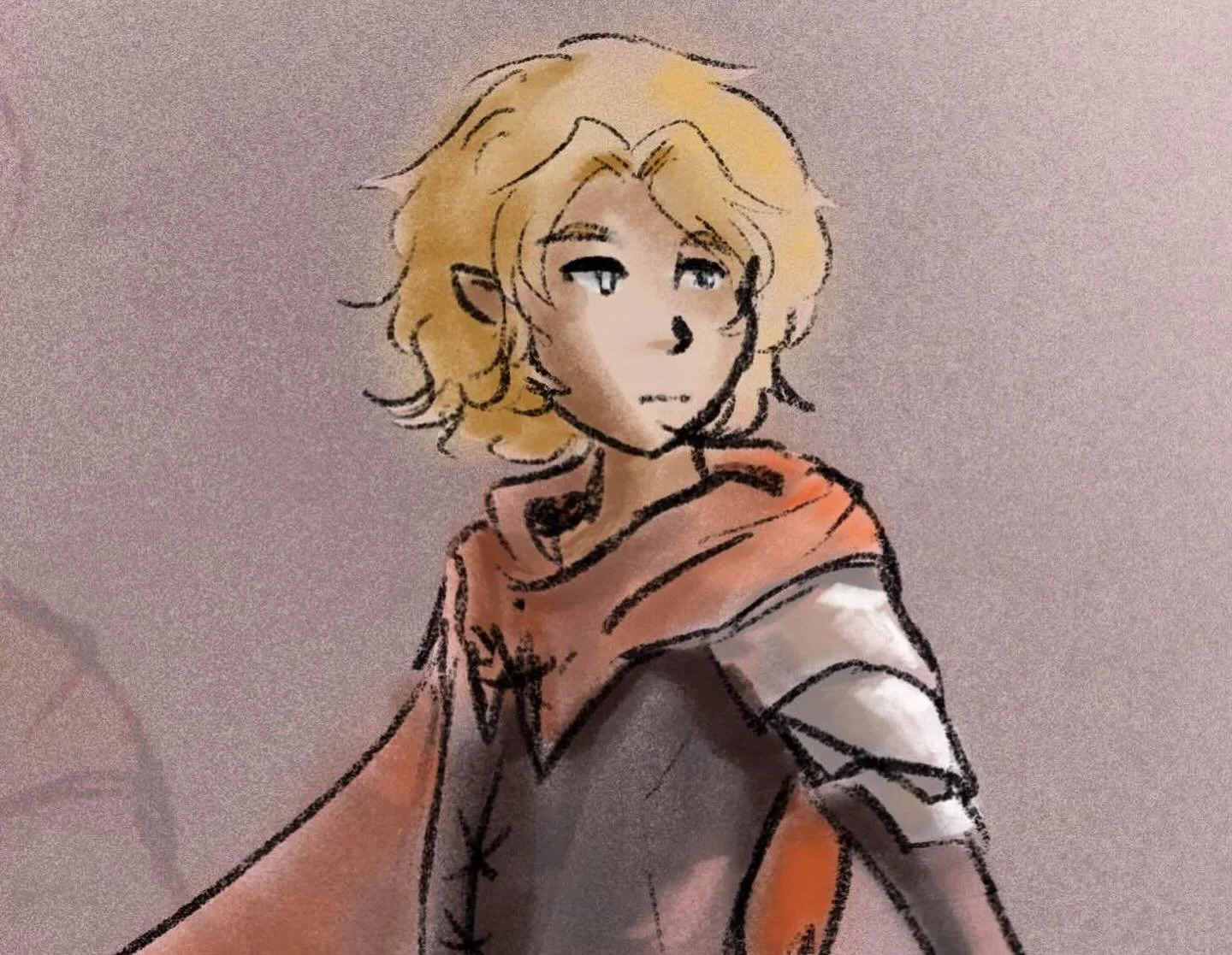 Sketch of Vayne in Dark Souls 3 universe #art #darksouls3 #sketch #charactersketch #digital #procreateartwork #procreateart