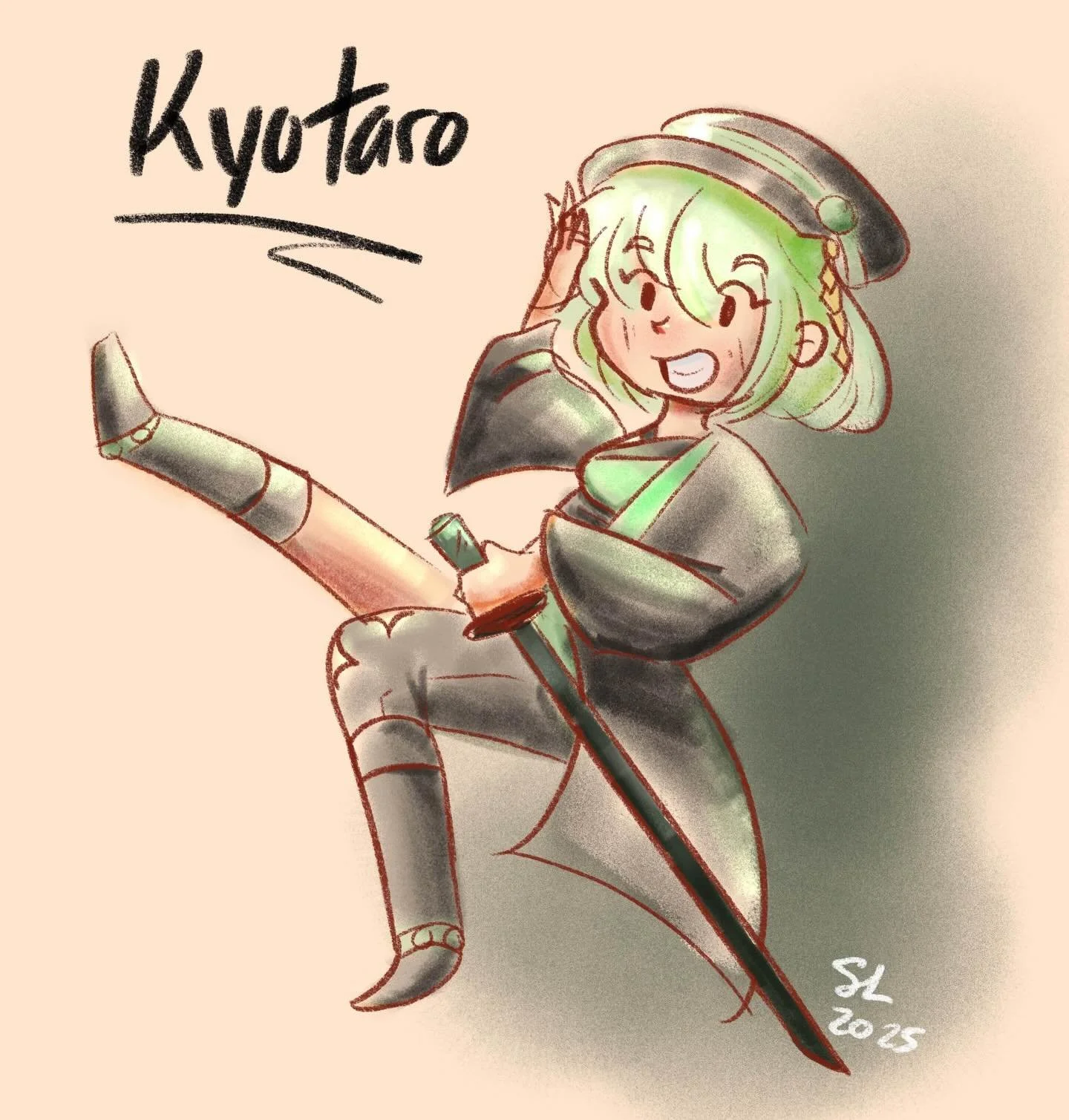 Drew my friend&rsquo;s character! #art #character #mabinogi #procreateart #procreate