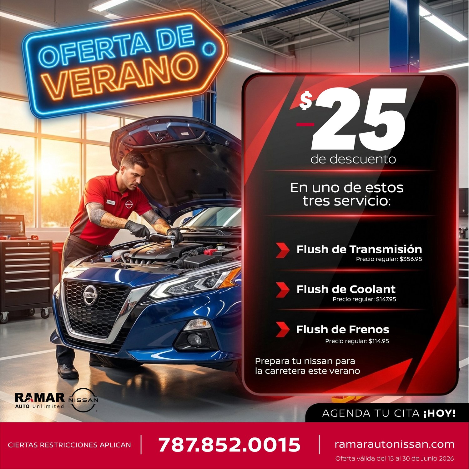 Oferta de Verano - Servicios Flush