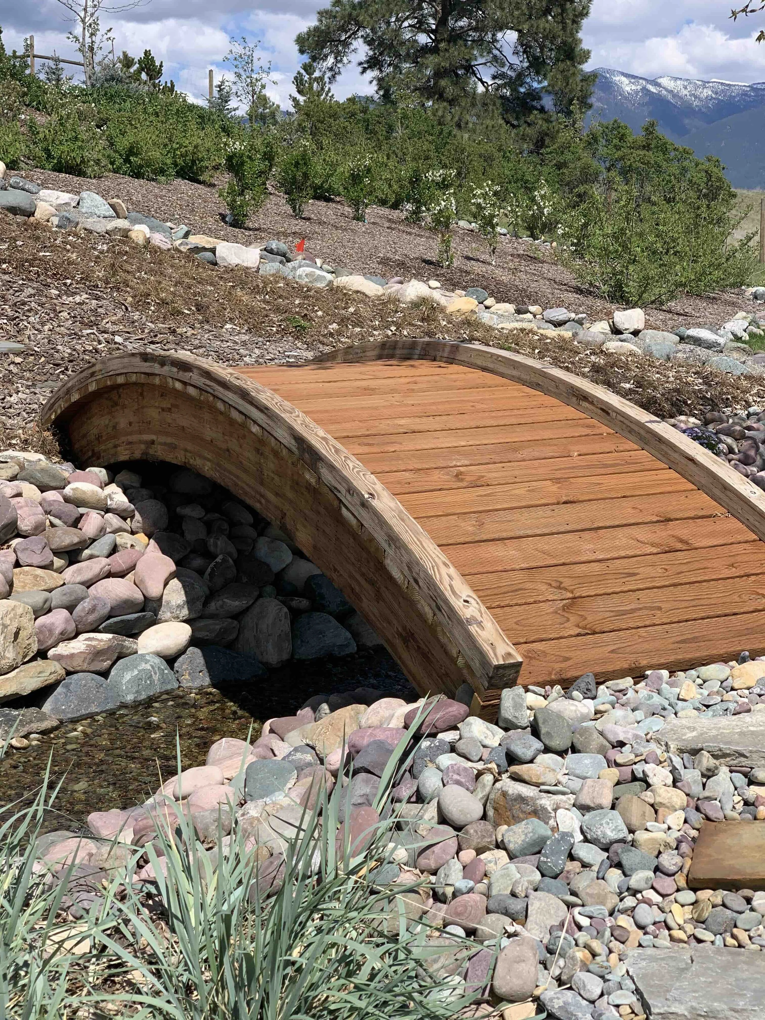 short span wooden bridge, timber bridge construction company, montana bridge company