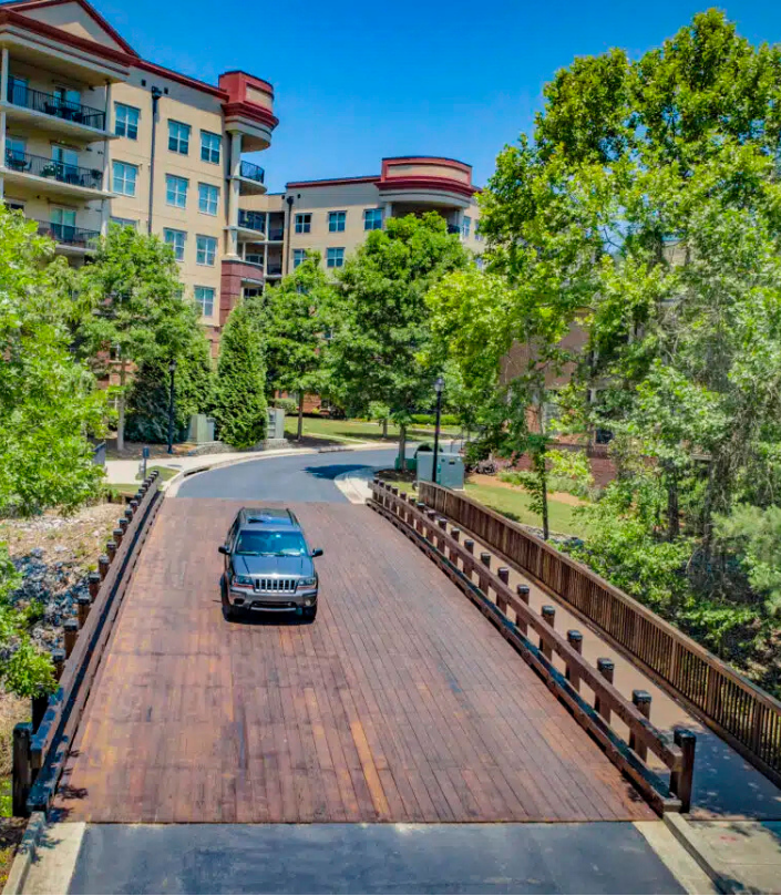 Laminated Vehicular Bridge Construction