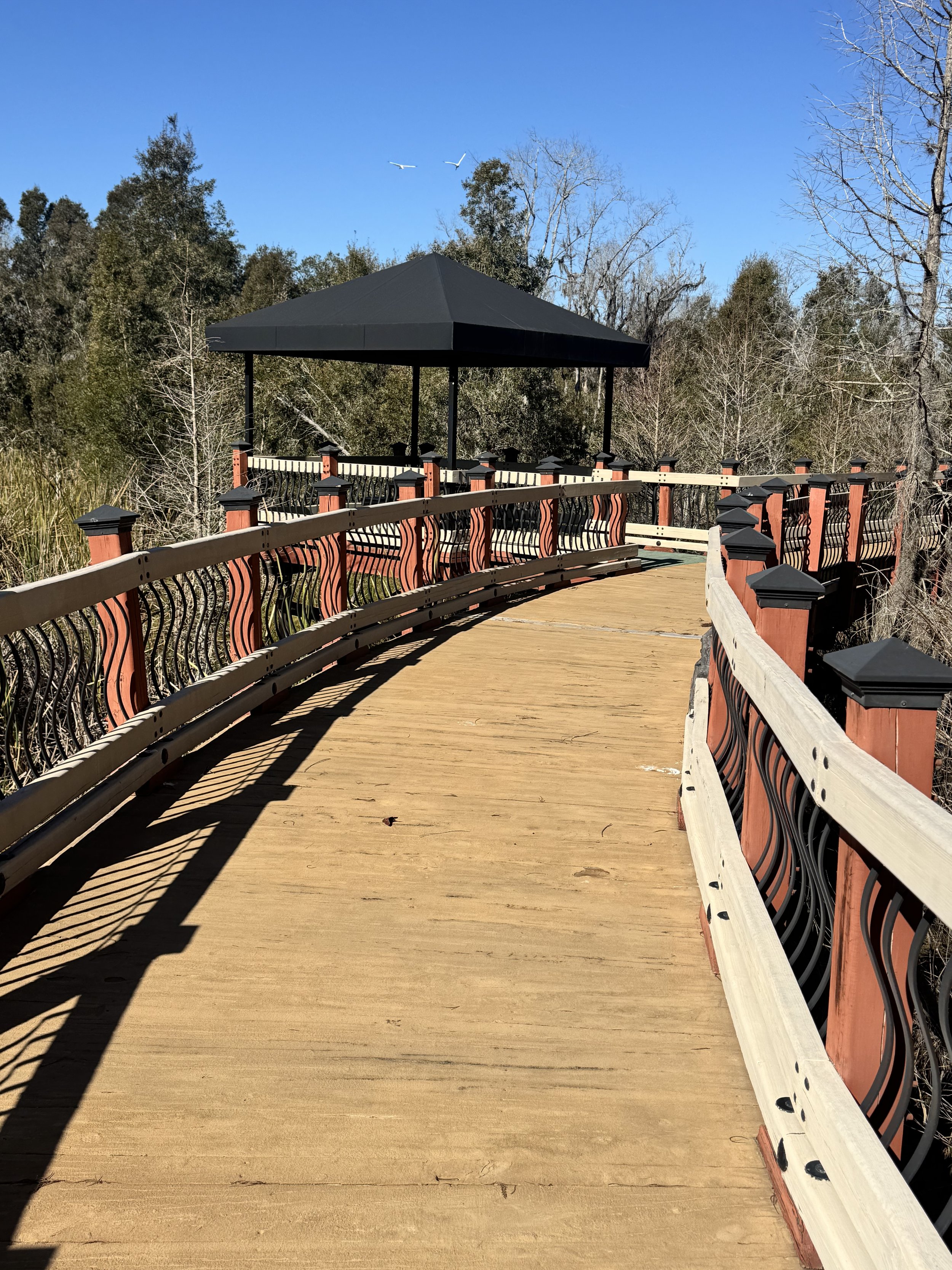 wooden bridge walkway, pavilion, timber bridge design