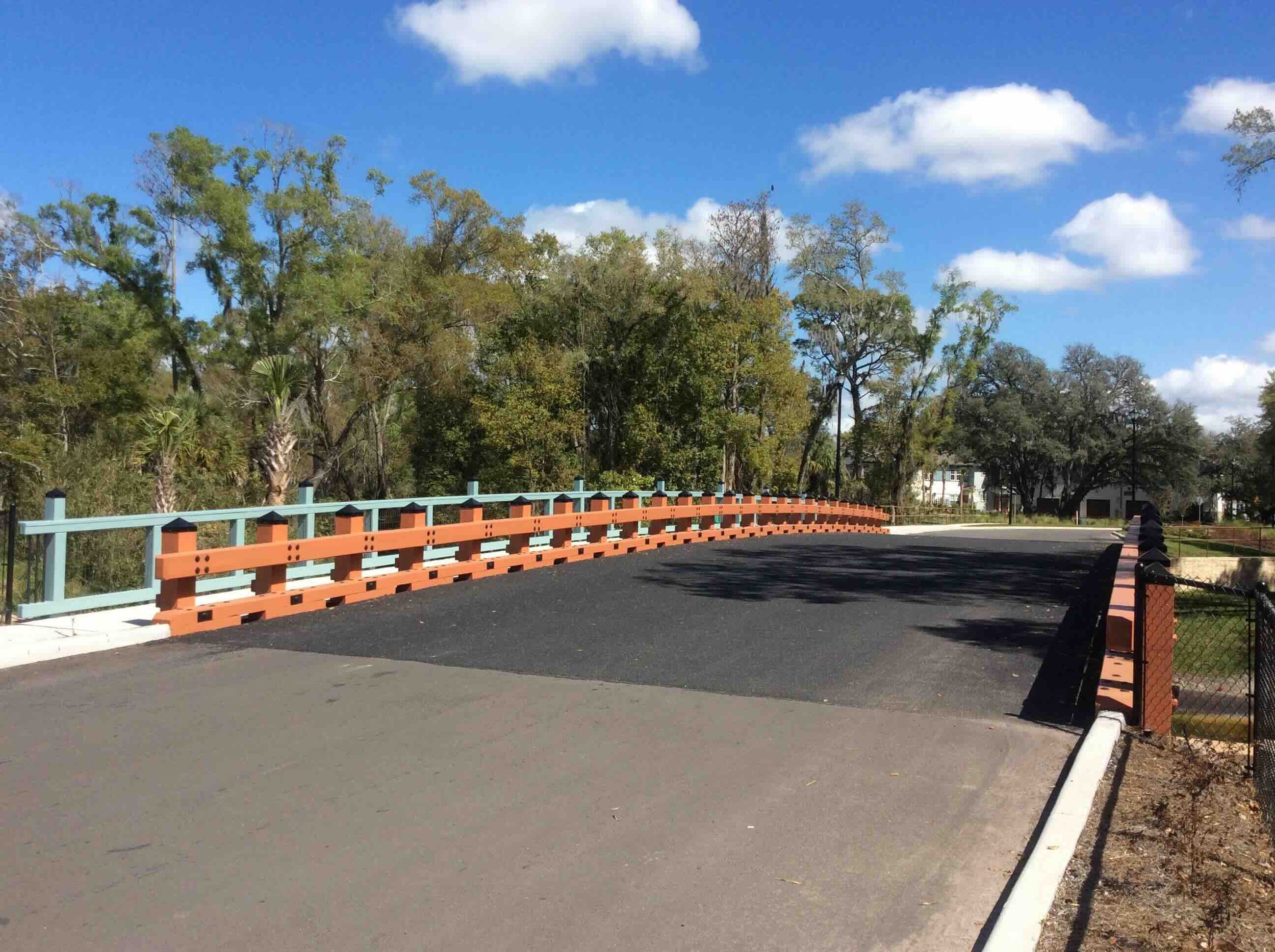 vehicular wood crossing, timber bridge
